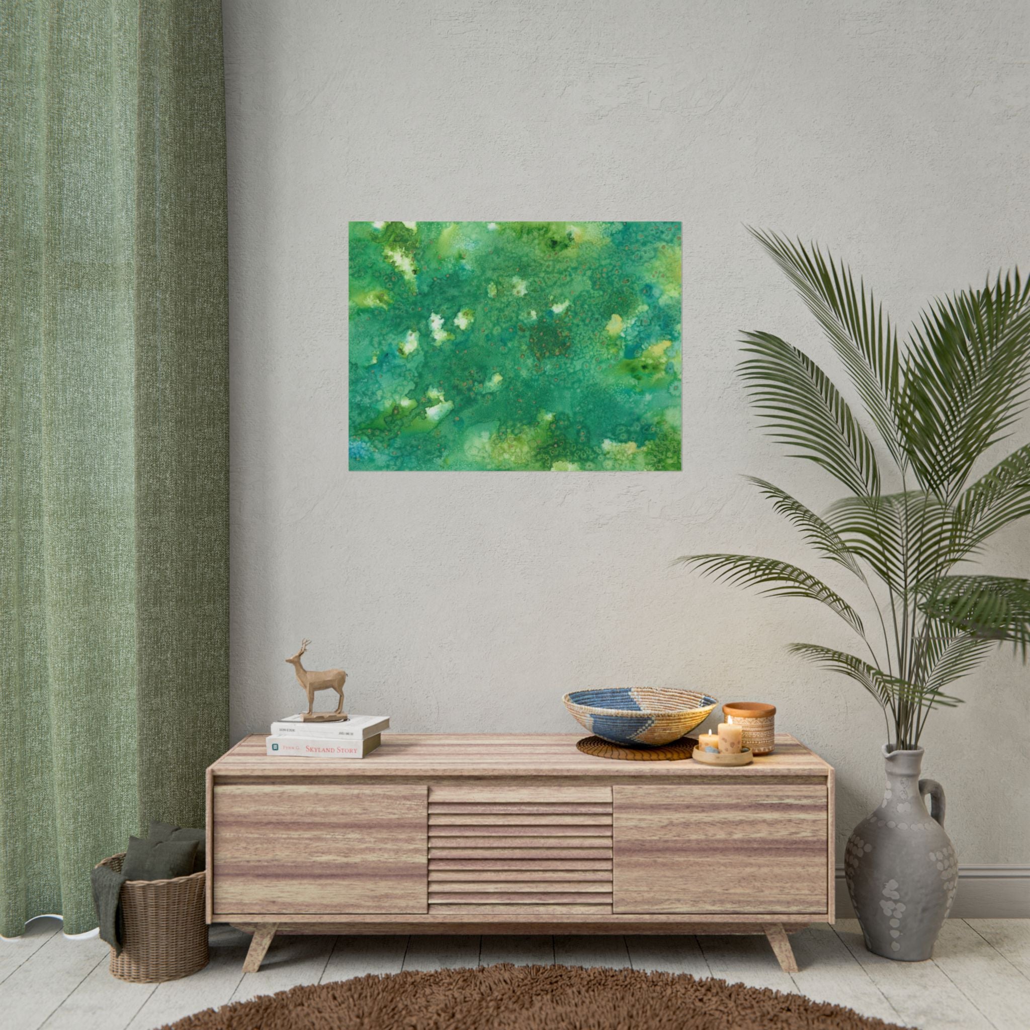 Large Colourful Wall Art, Posters & Prints, For Office, Bedroom or Living Room, or Special Gift #79 Abundance Cometh