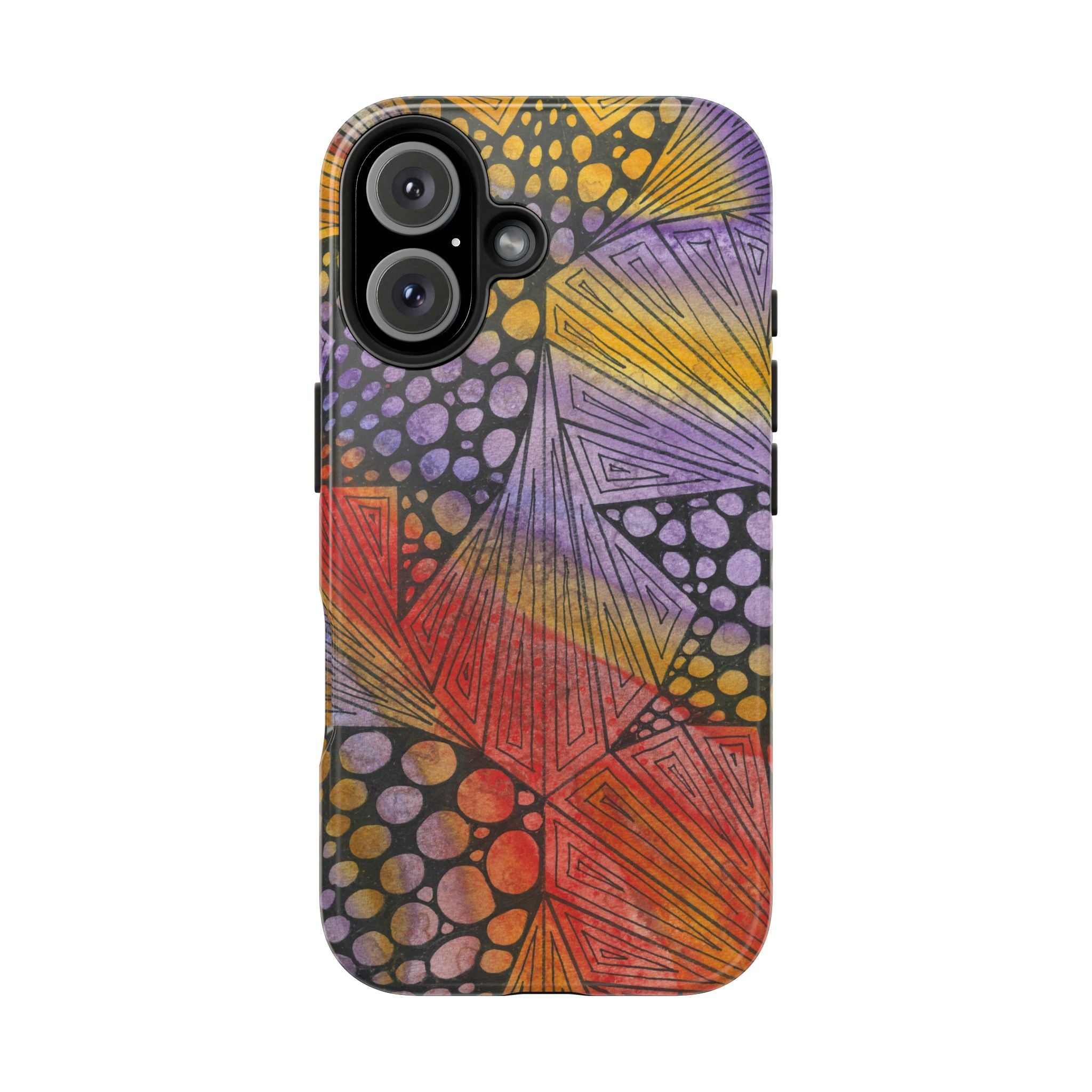 Tough Phone Case - All iPhones and Samsung Galaxys - Exciting Abstract Design #82 Fighting Delusions