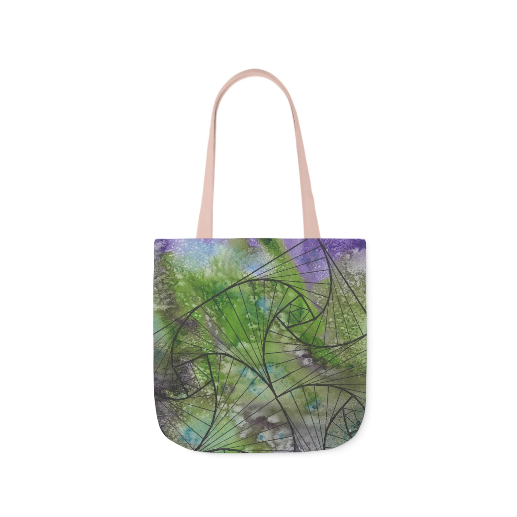 Canvas Tote Bags, Colourful Abstract Designs, 5-Color Straps, 3 Sizes.  For Family and friends or a Special Gift #55 Of Course Im Sure