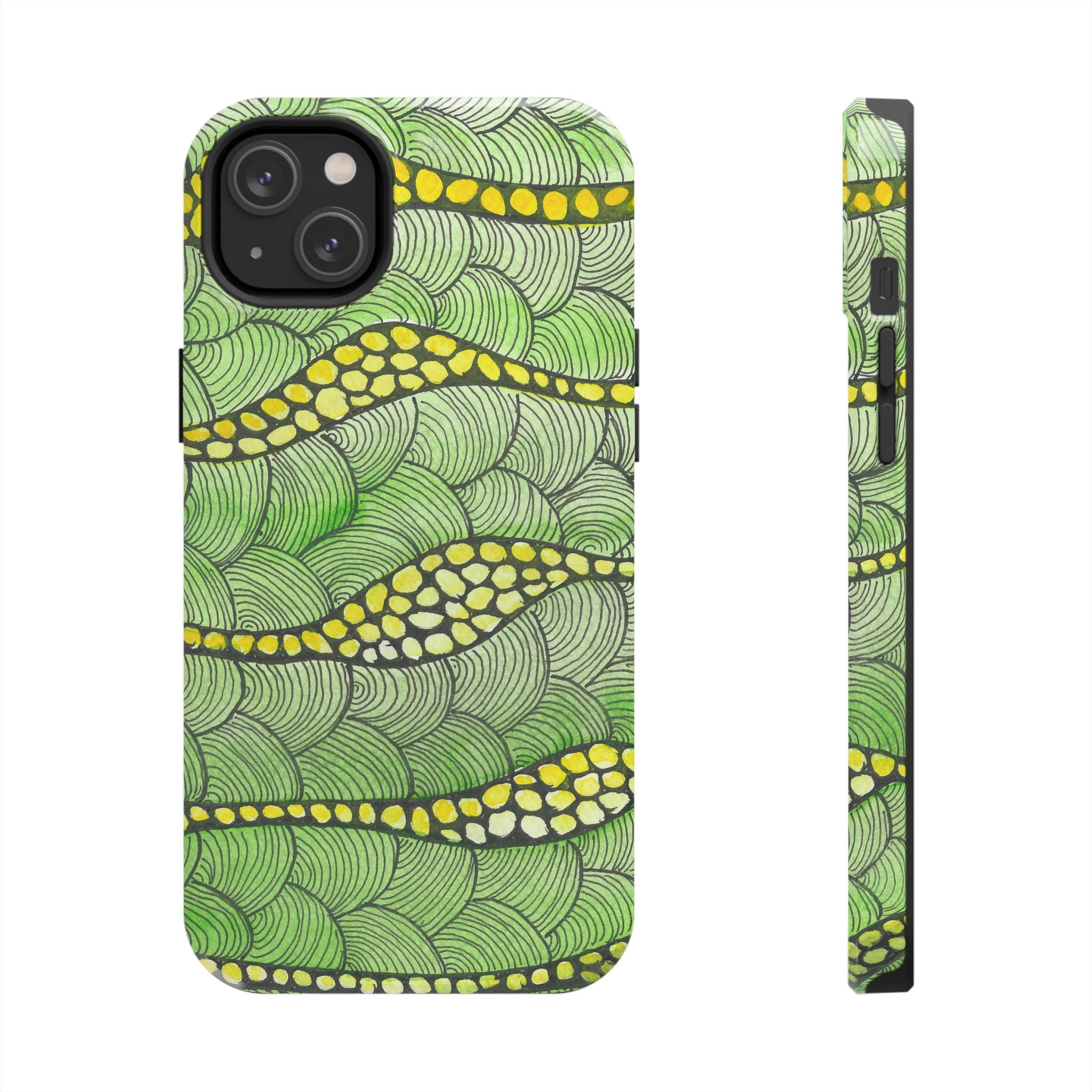 Tough Phone Case - All iPhones and Samsung Galaxys - Exciting Abstract Design #13 Watcha Thinking