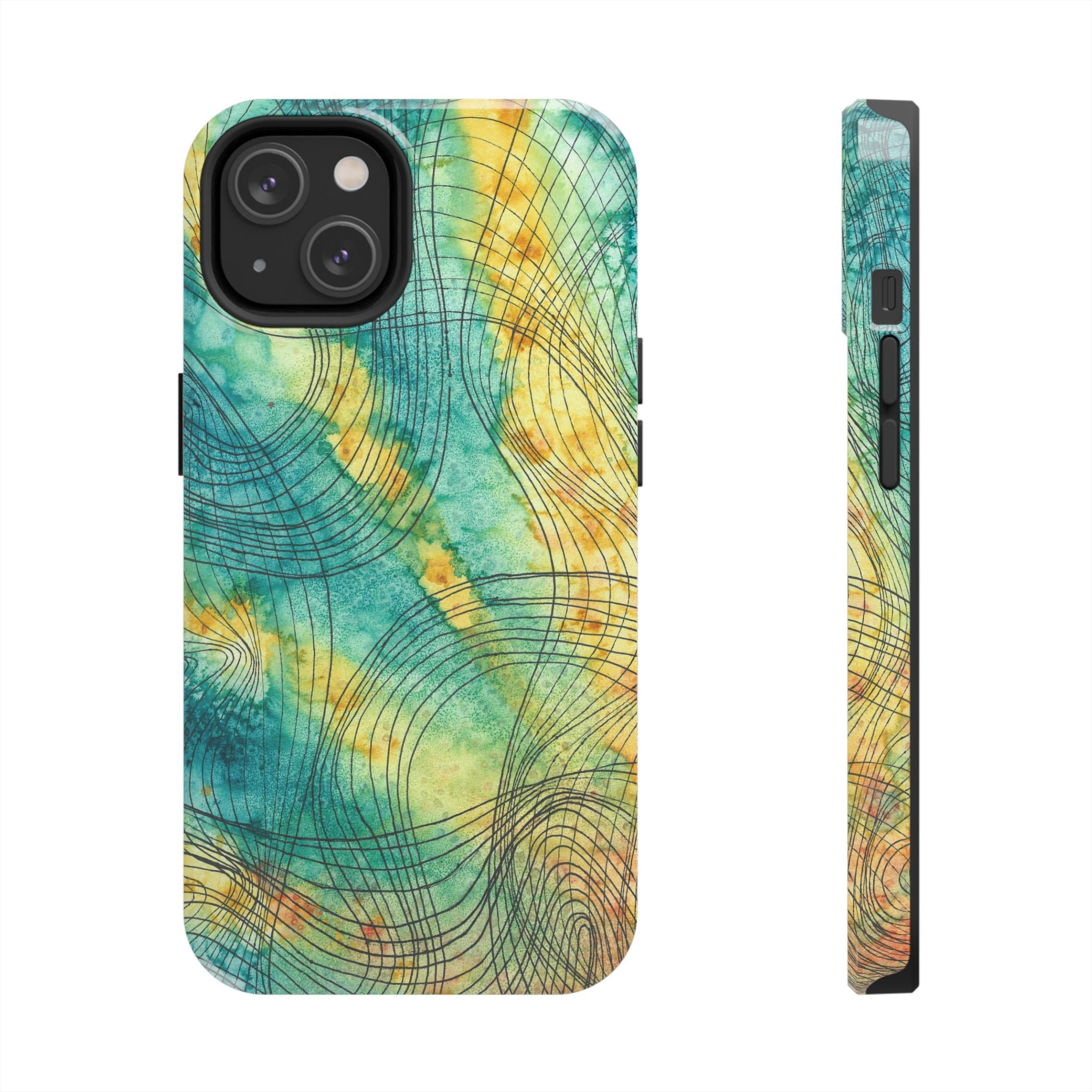 Tough Phone Case - All iPhones and Samsung Galaxys - Exciting Abstract Design #81 The Only Way Is Up