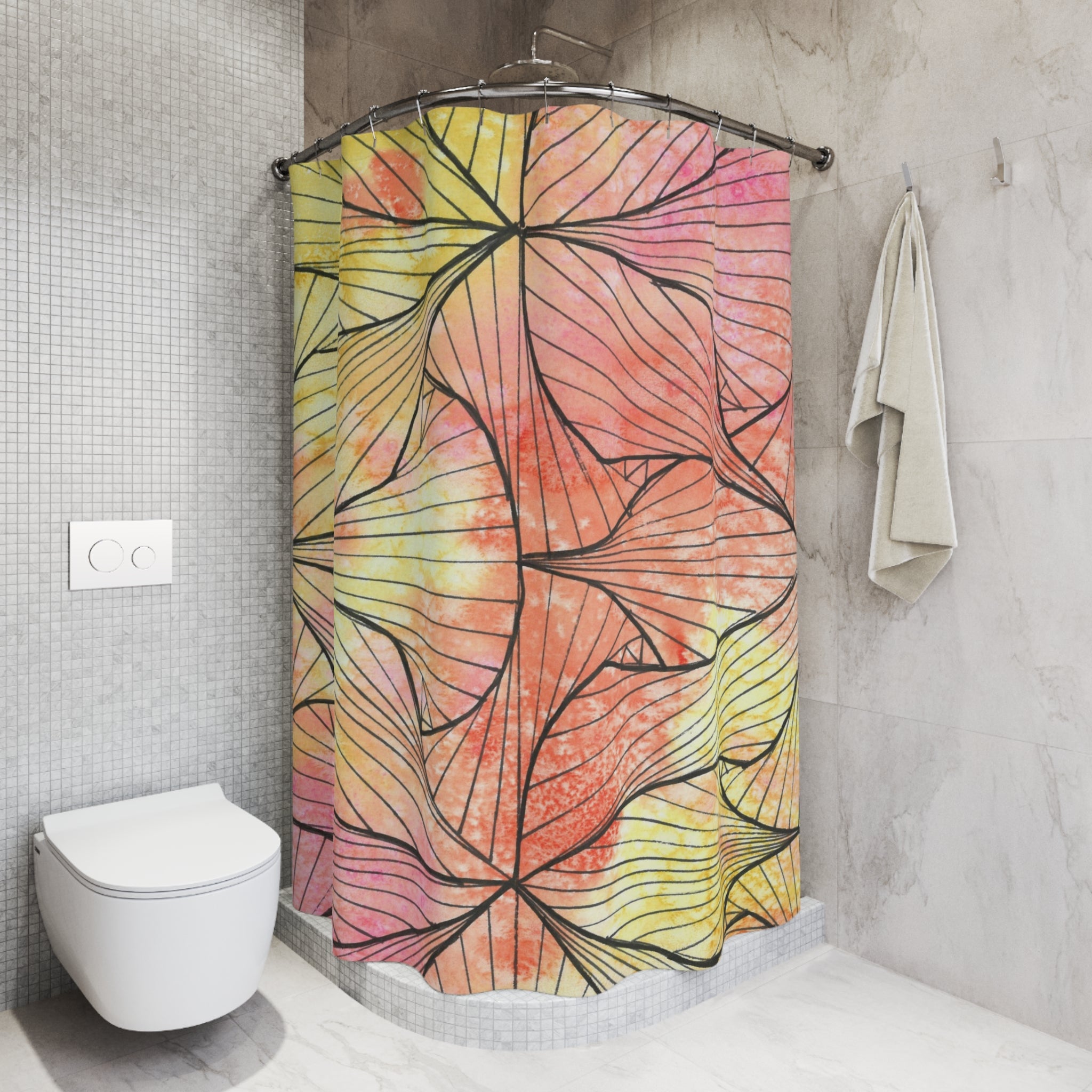 Beautiful Shower Curtains to Refresh Your Bathroom. Colourful Abstract Designs. Perfect For Your Bathroom or Special House-Warming Gift #39 Impossible They Said