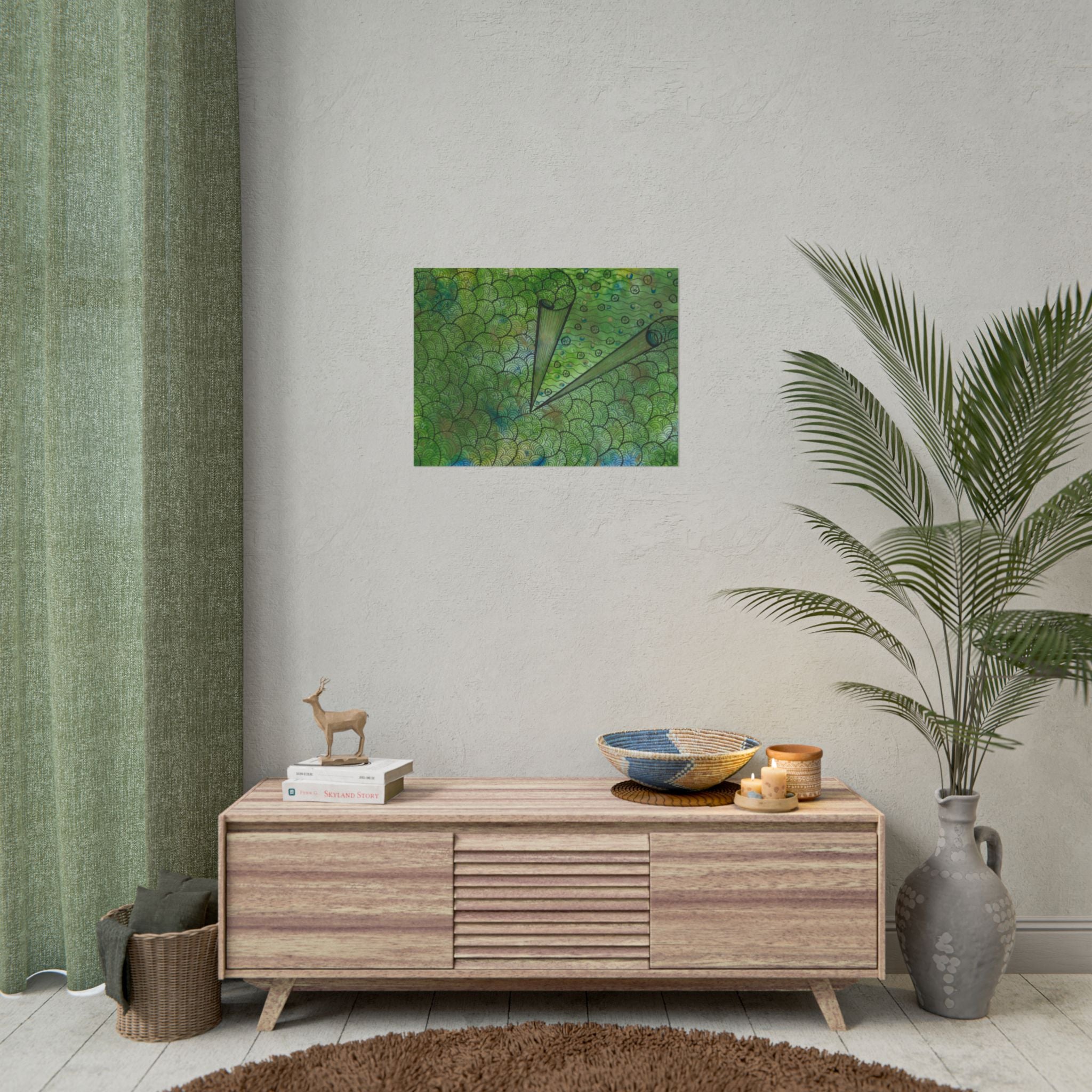 Large Colourful Wall Art, Posters & Prints, For Office, Bedroom or Living Room, or Special Gift #69 New Horizons