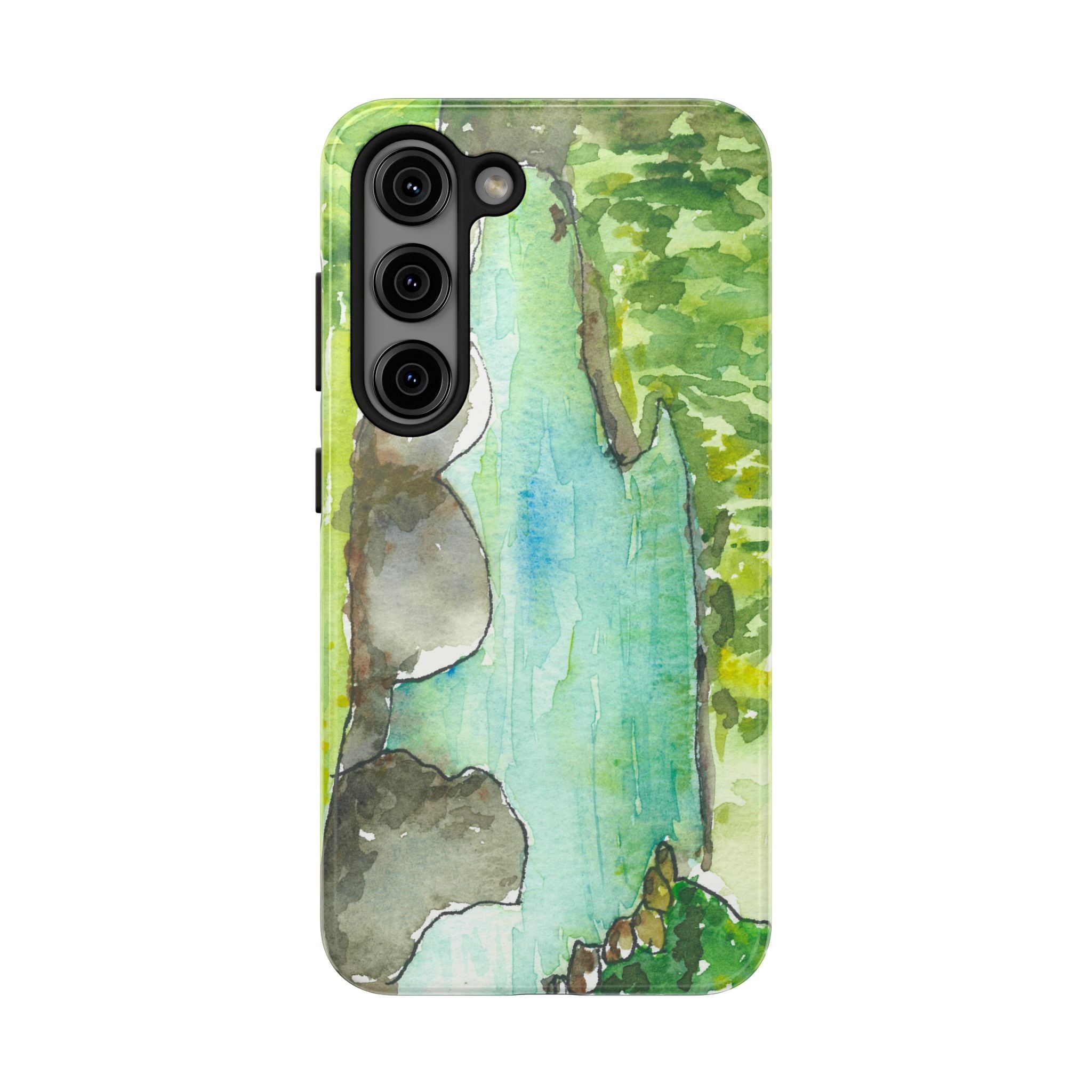 Tough Phone Case - All iPhones and Samsung Galaxys - Exciting Abstract Design #88 Tara River - Montenegro