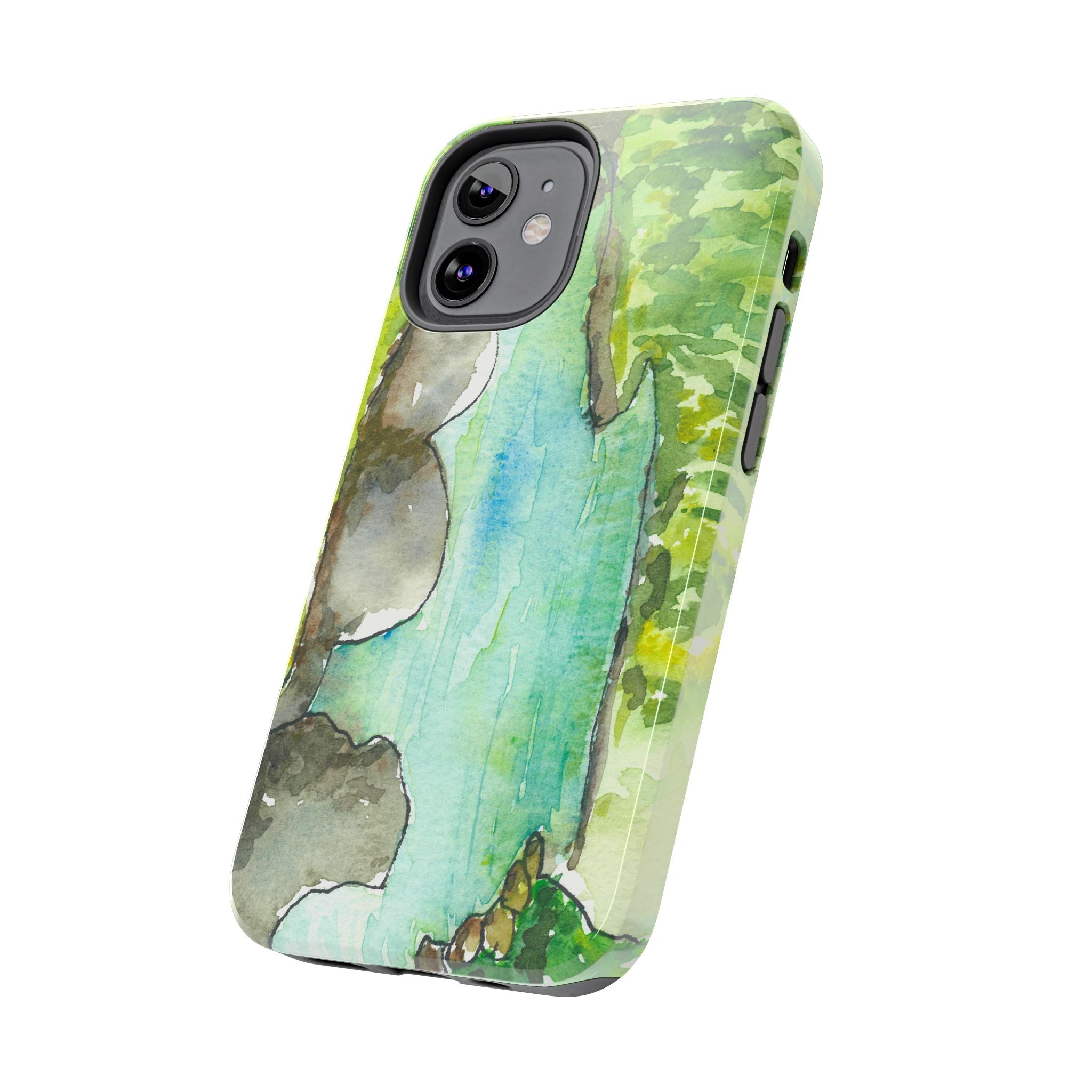 Tough Phone Case - All iPhones and Samsung Galaxys - Exciting Abstract Design #88 Tara River - Montenegro