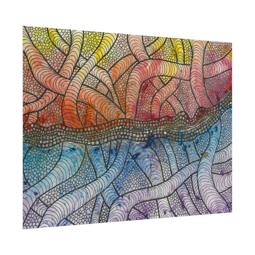 Large Colourful Wall Art, Posters & Prints, For Office, Bedroom or Living Room, or Special Gift #72 After The End
