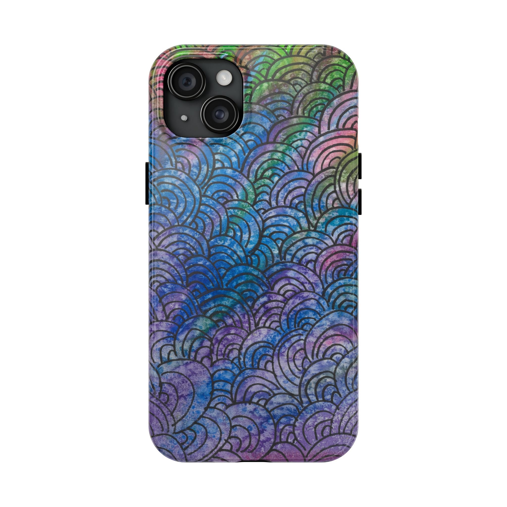 Tough Phone Case - All iPhones and Samsung Galaxys - Exciting Abstract Design #84 Ah! The Past
