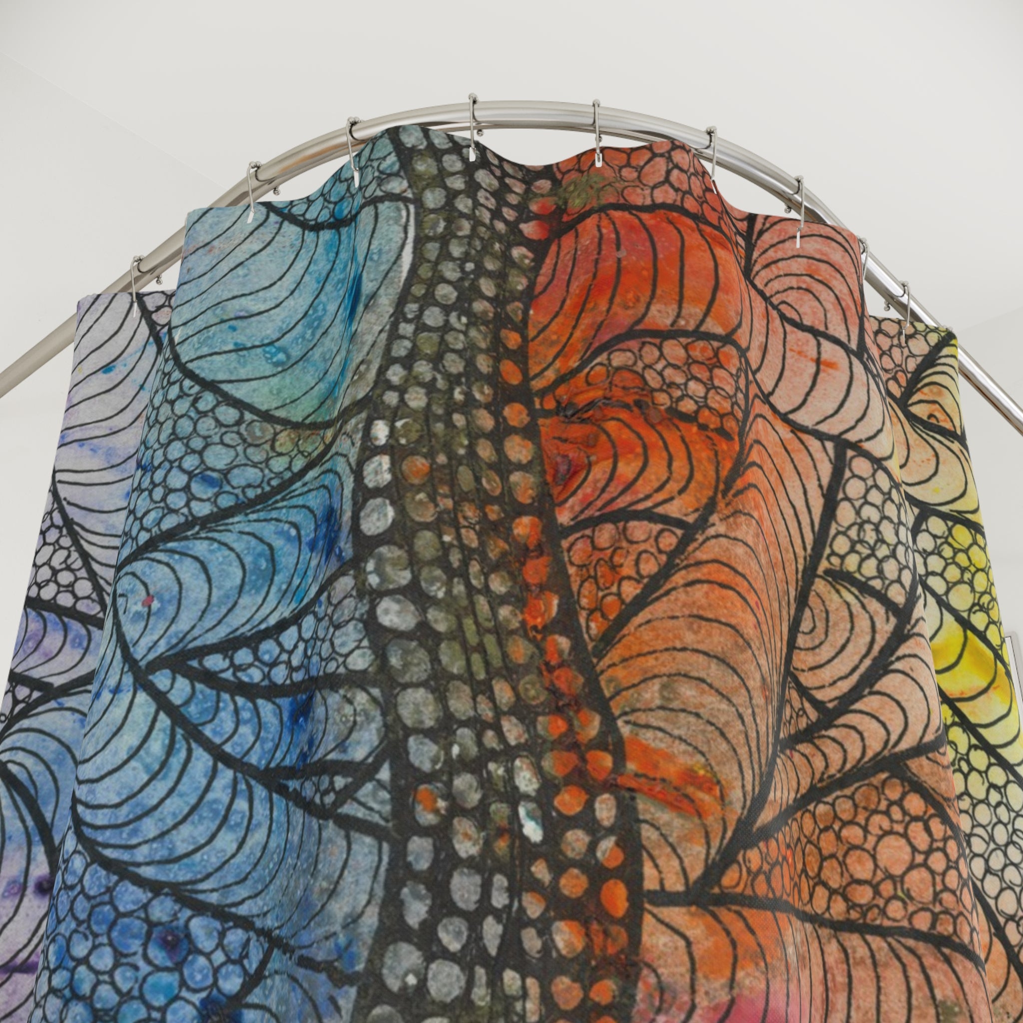 Beautiful Shower Curtains to Refresh Your Bathroom. Colourful Abstract Designs. Perfect For Your Bathroom or Special House-Warming Gift #72 After The End