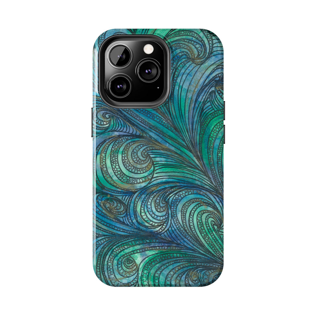Tough Phone Case - All iPhones and Samsung Galaxys - Exciting Abstract Design #71 Call Of The Sea