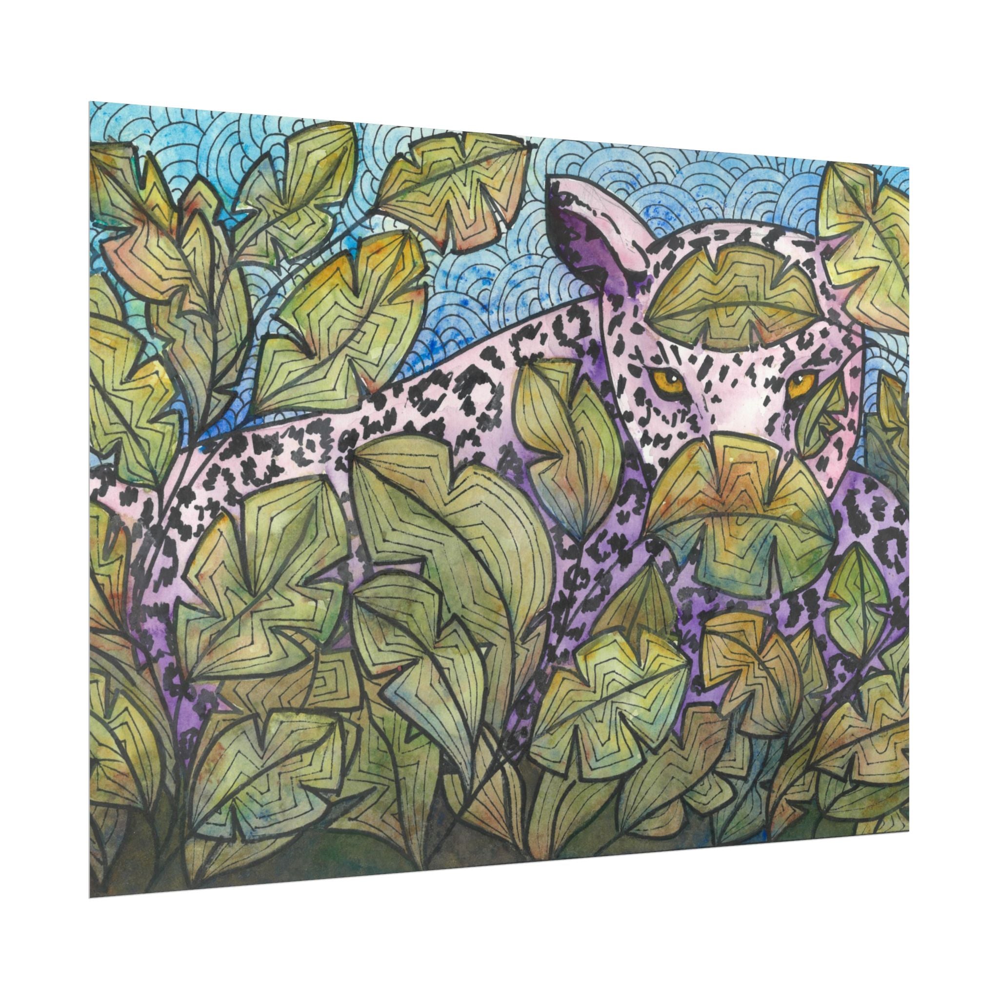 Large Colourful Wall Art, Posters & Prints, For Office, Bedroom or Living Room, or Special Gift #76 Purrfect Blend