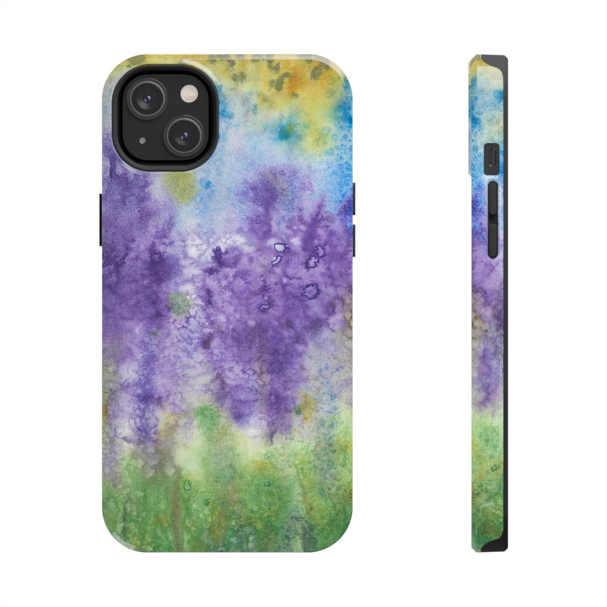 Tough Phone Case - All iPhones and Samsung Galaxys - Exciting Abstract Design #74 Lavender Fields