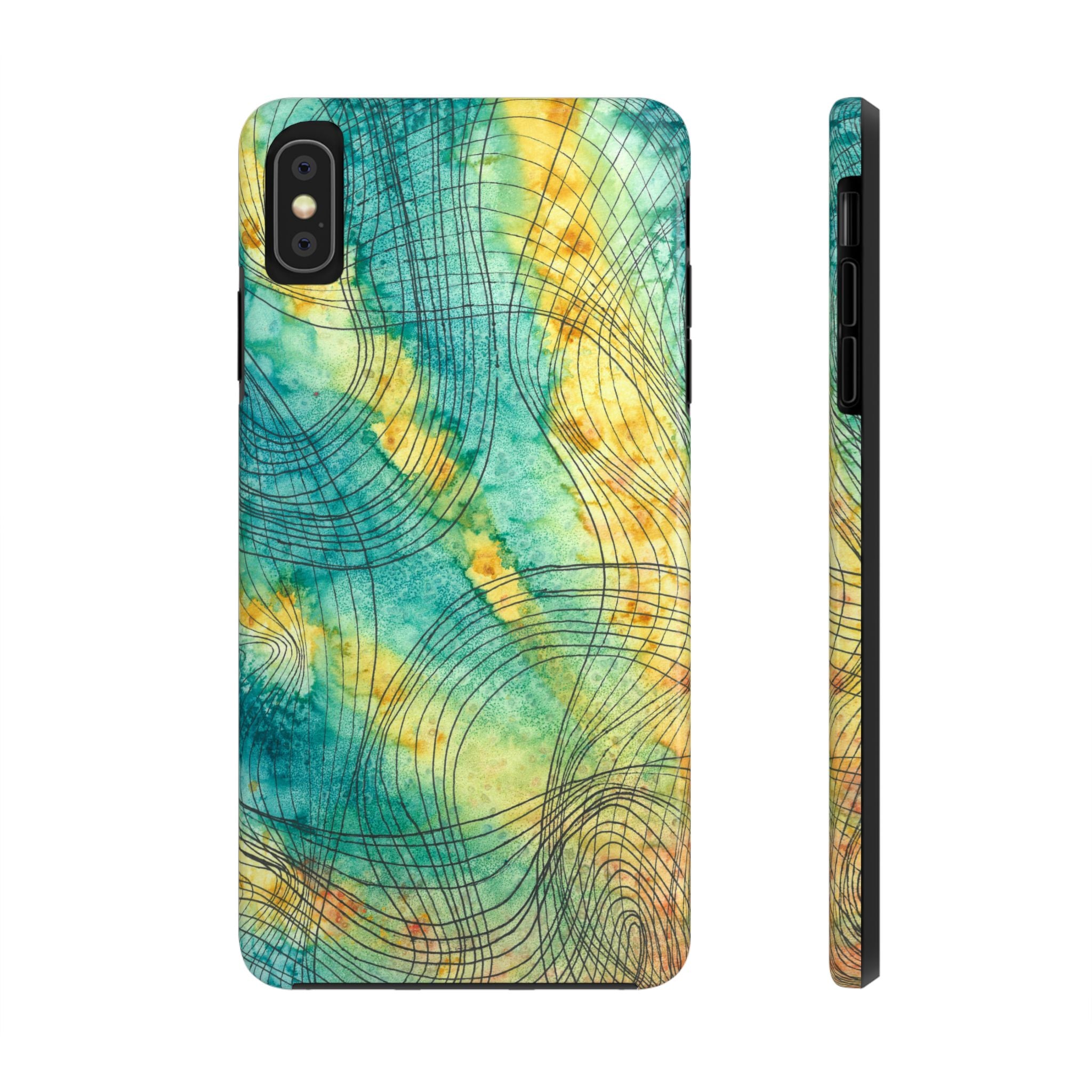 Tough Phone Case - All iPhones and Samsung Galaxys - Exciting Abstract Design #81 The Only Way Is Up
