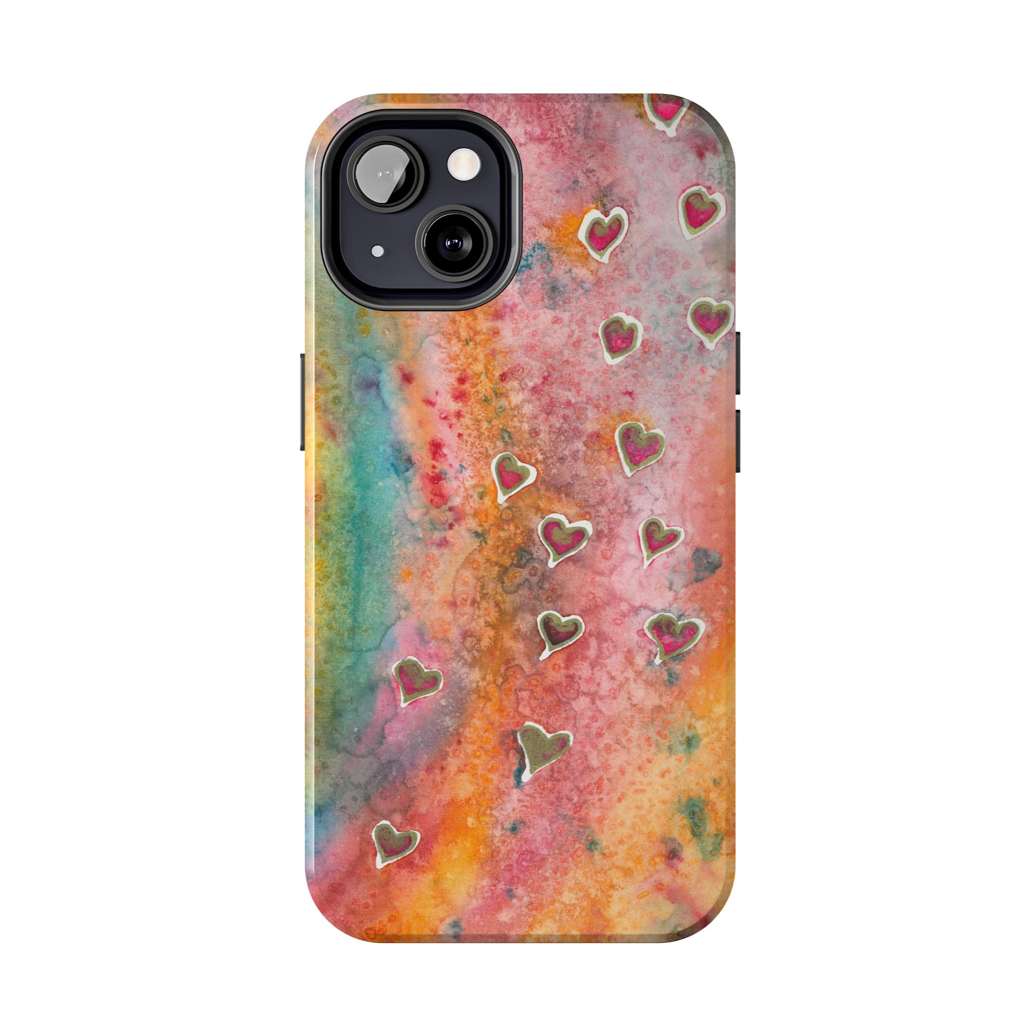 Tough Phone Case - All iPhones and Samsung Galaxys - Exciting Abstract Design #96 Love, Friendship, integrity