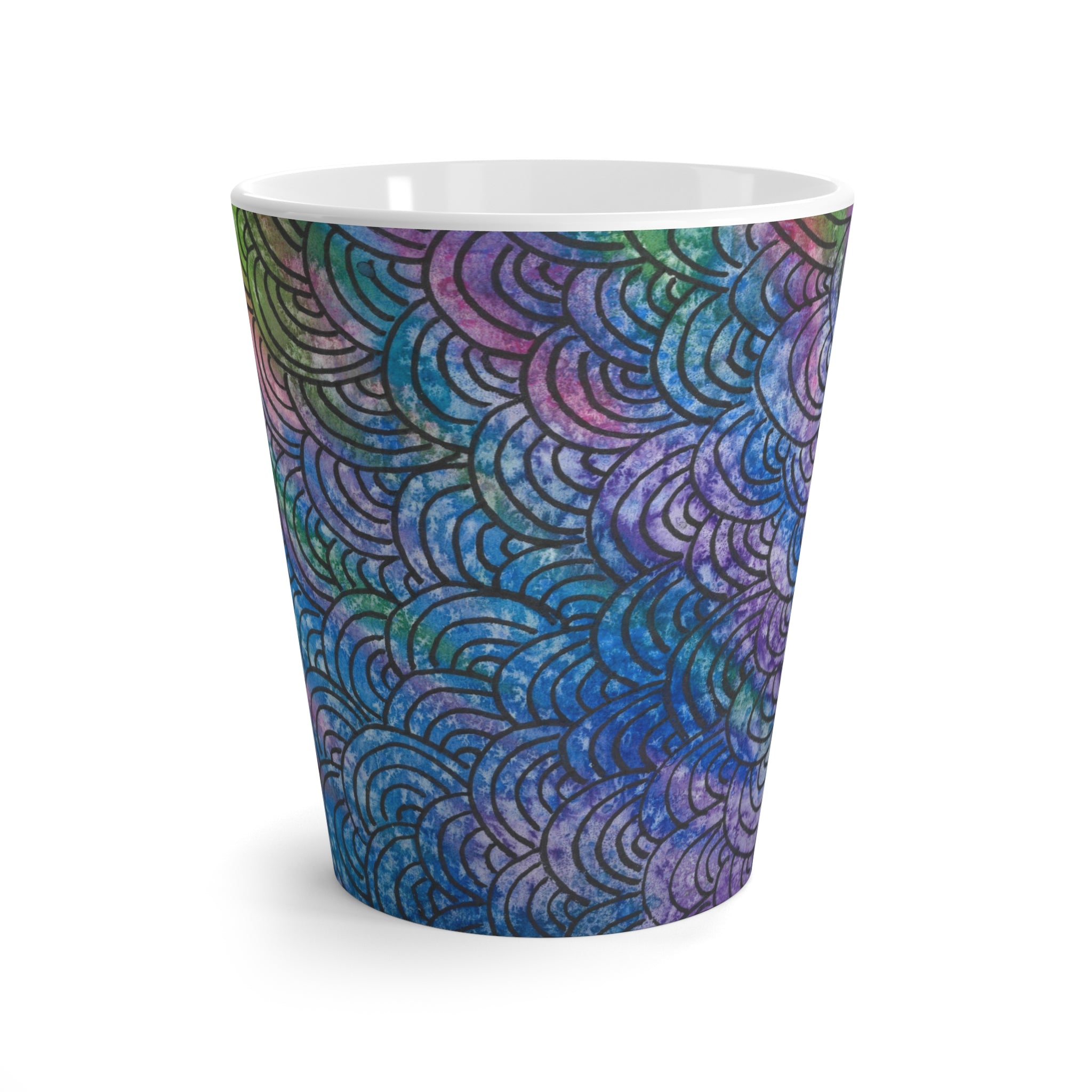 Coffee Mugs and Cups. Colourful Abstract Designs. Perfect for Home, Office or Special Gift #84 Ah The Past