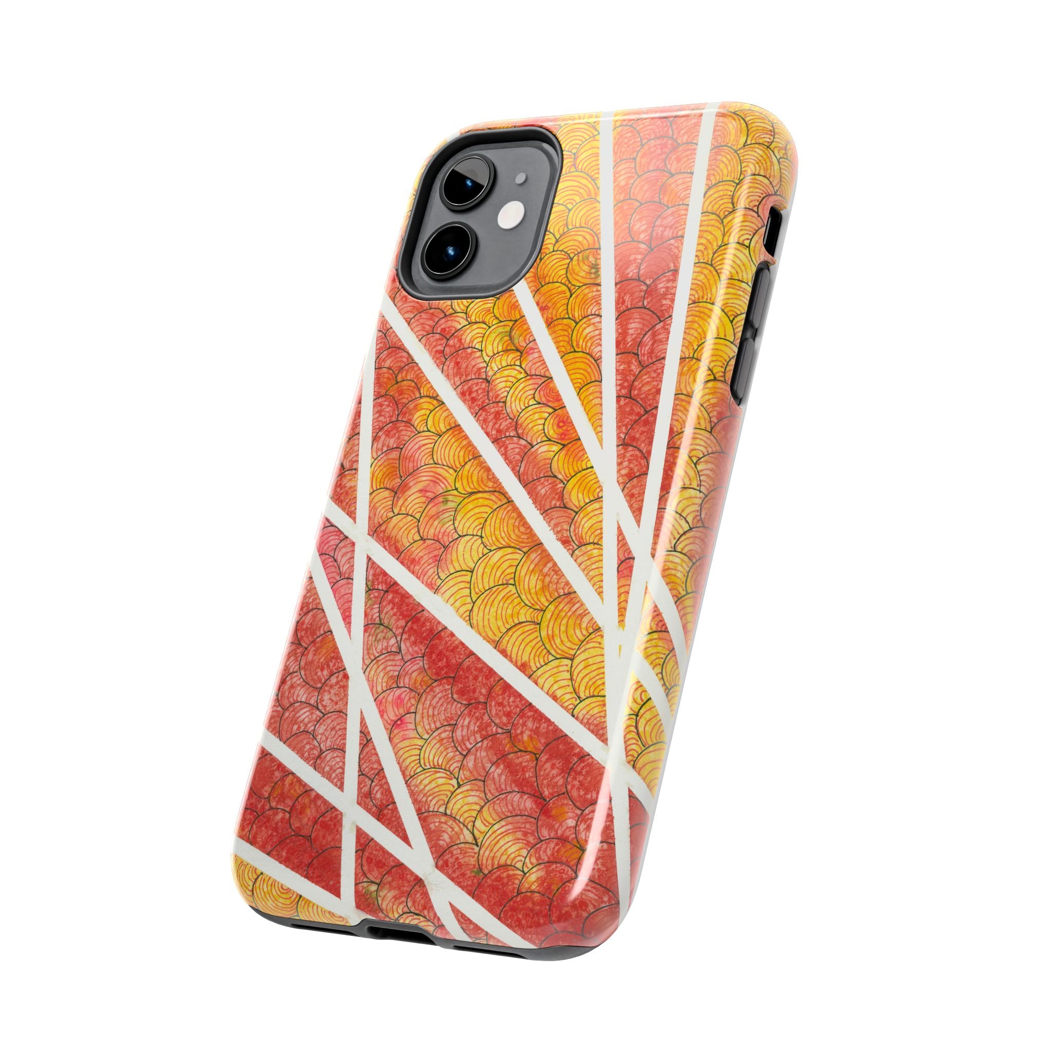 Tough Phone Case - All iPhones and Samsung Galaxys - Exciting Abstract Design #67 Max Mimosa