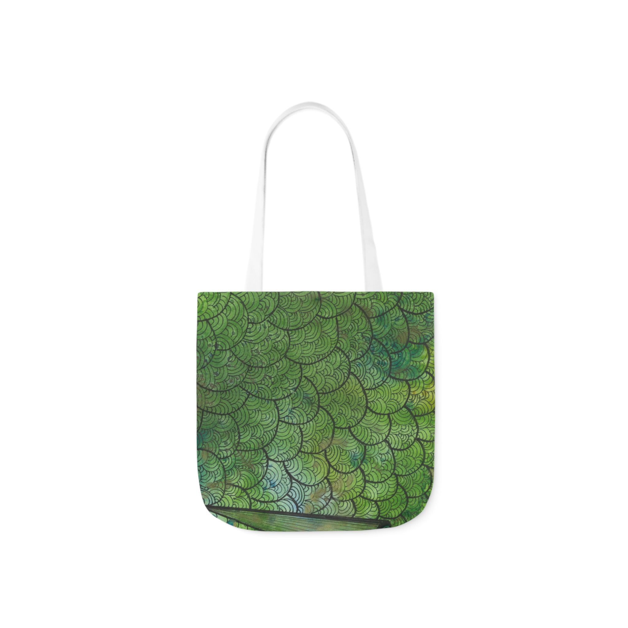 Canvas Tote Bags, Colourful Abstract Designs, 5-Color Straps, 3 Sizes.  For Family and friends or a Special Gift #69 New Horizons