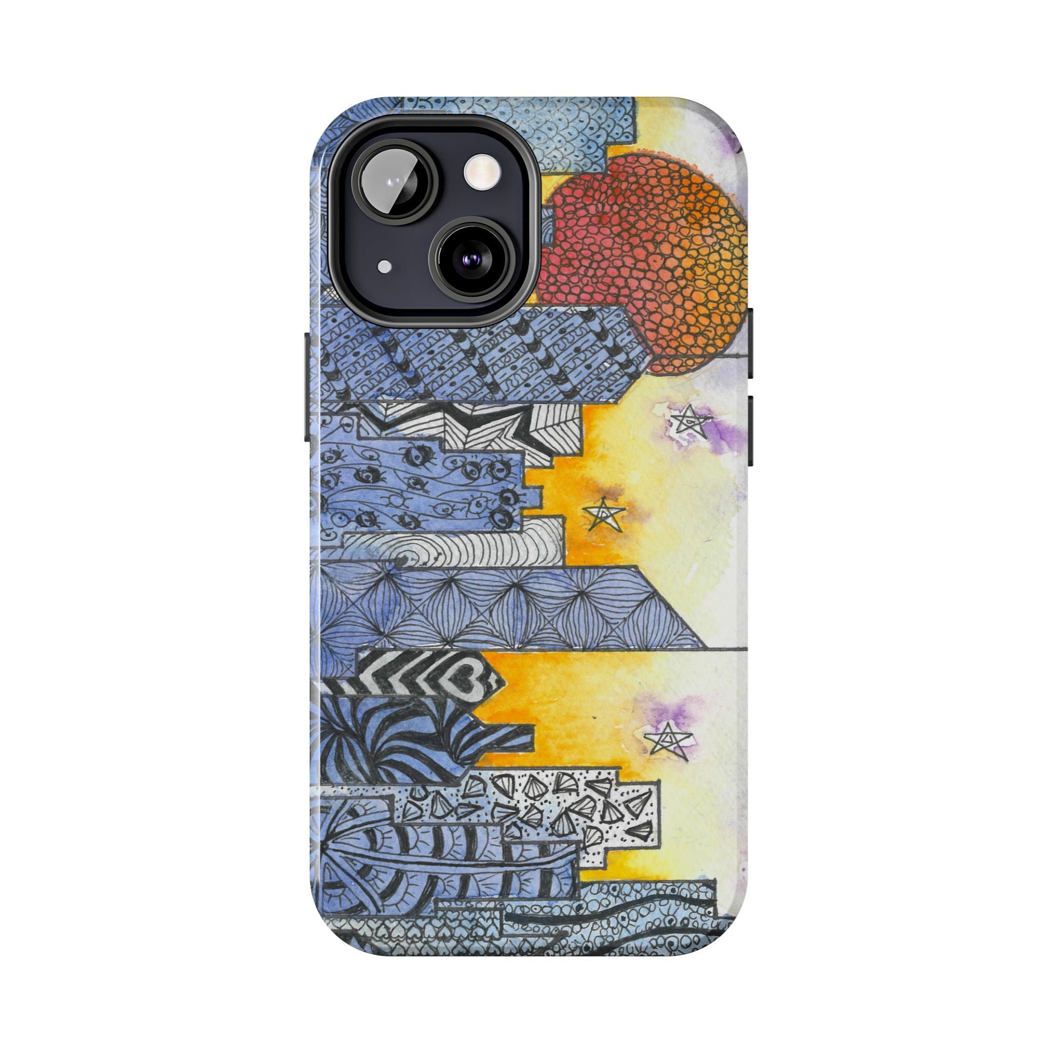 Tough Phone Case - All iPhones and Samsung Galaxys - Exciting Abstract Design #5 In The Shadows