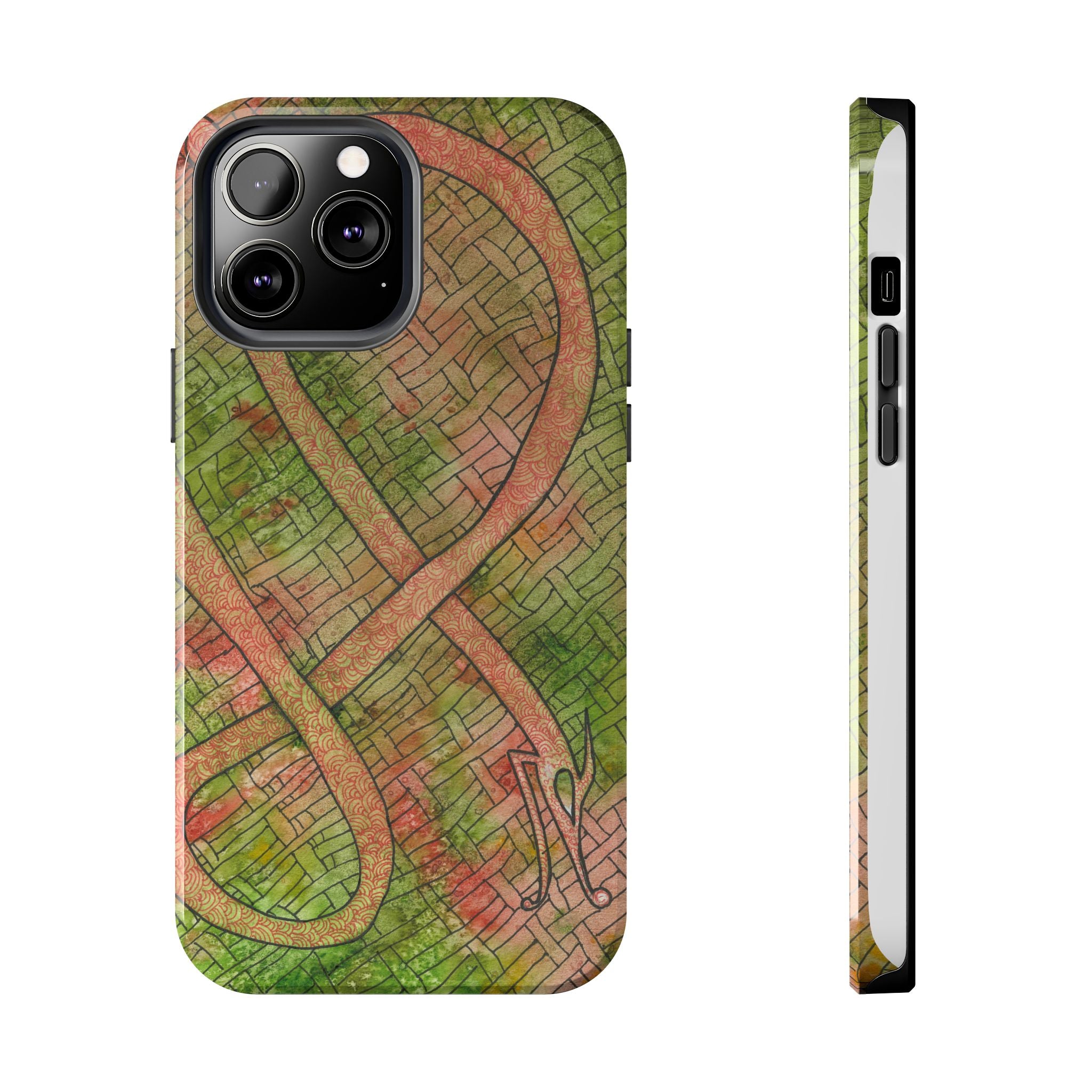 Tough Phone Case - All iPhones and Samsung Galaxys - Exciting Abstract Design #57 Celtic Flavours