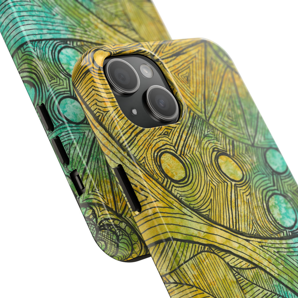 Tough Phone Case - All iPhones and Samsung Galaxys - Exciting Abstract Design #27 Come What May