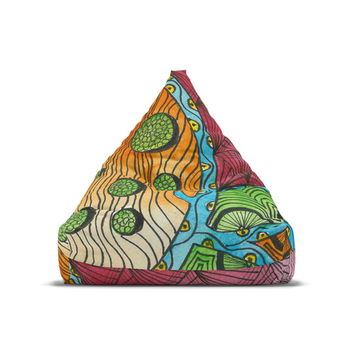 Bean Bag Chair Covers For Indoor & Outdoor - 2 Sizes - Exciting Abstract Design #11 Today's The Day