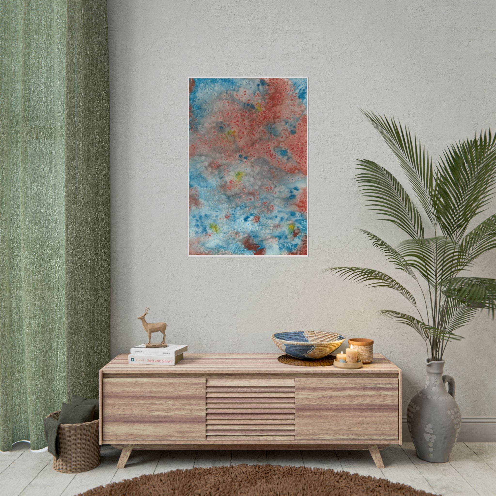 Large Colourful Wall Art, Posters & Prints, For Office, Bedroom or Living Room, or Special Gift #53 The Reef