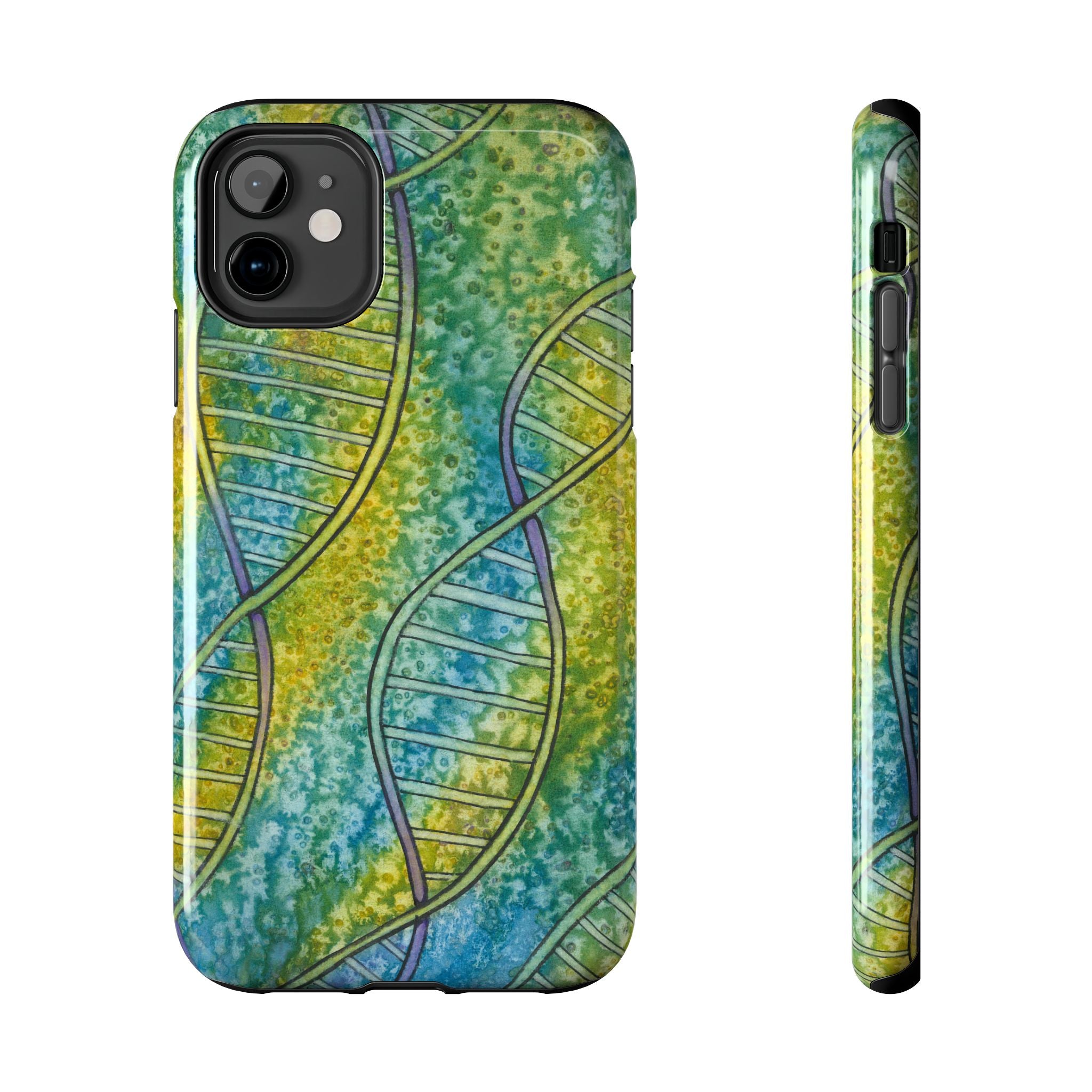 Tough Phone Case - All iPhones and Samsung Galaxys - Exciting Abstract Design #99 Crop of DNA