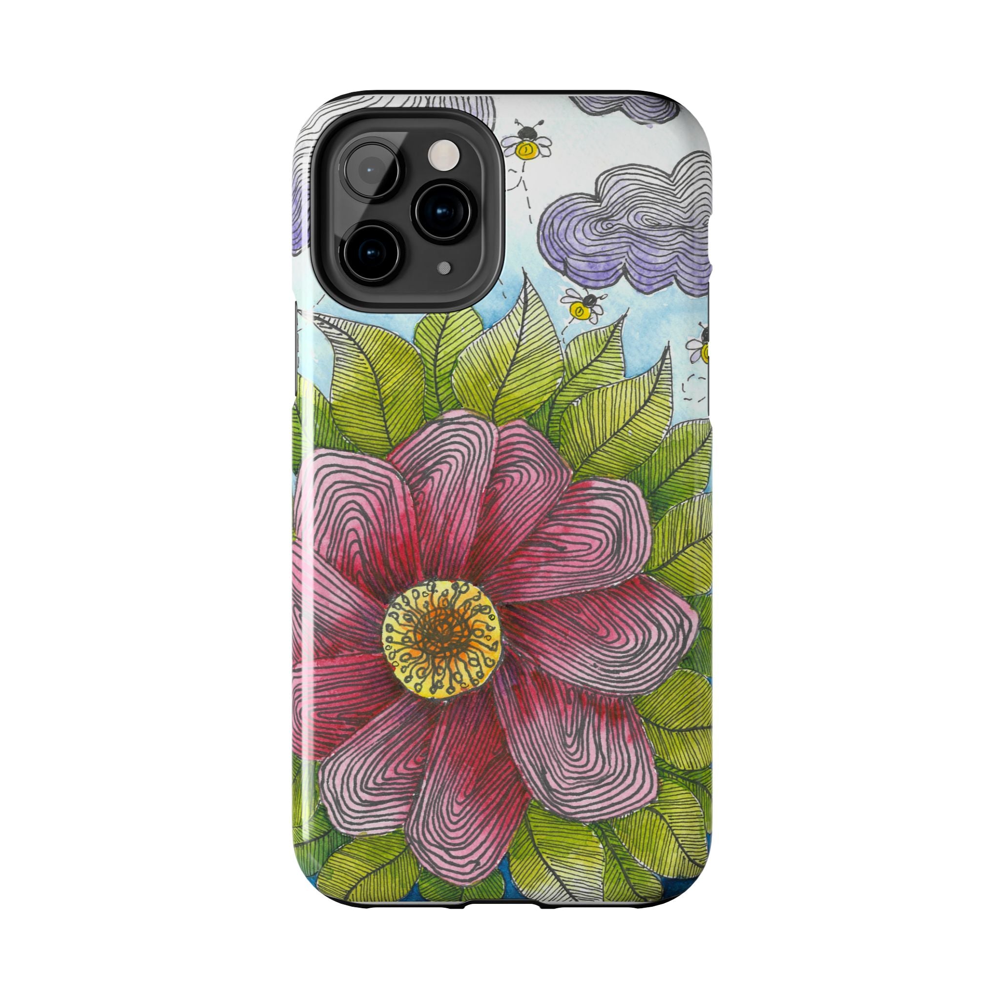 Tough Phone Case - All iPhones and Samsung Galaxys - Exciting Abstract Design  #4 Bloom'n