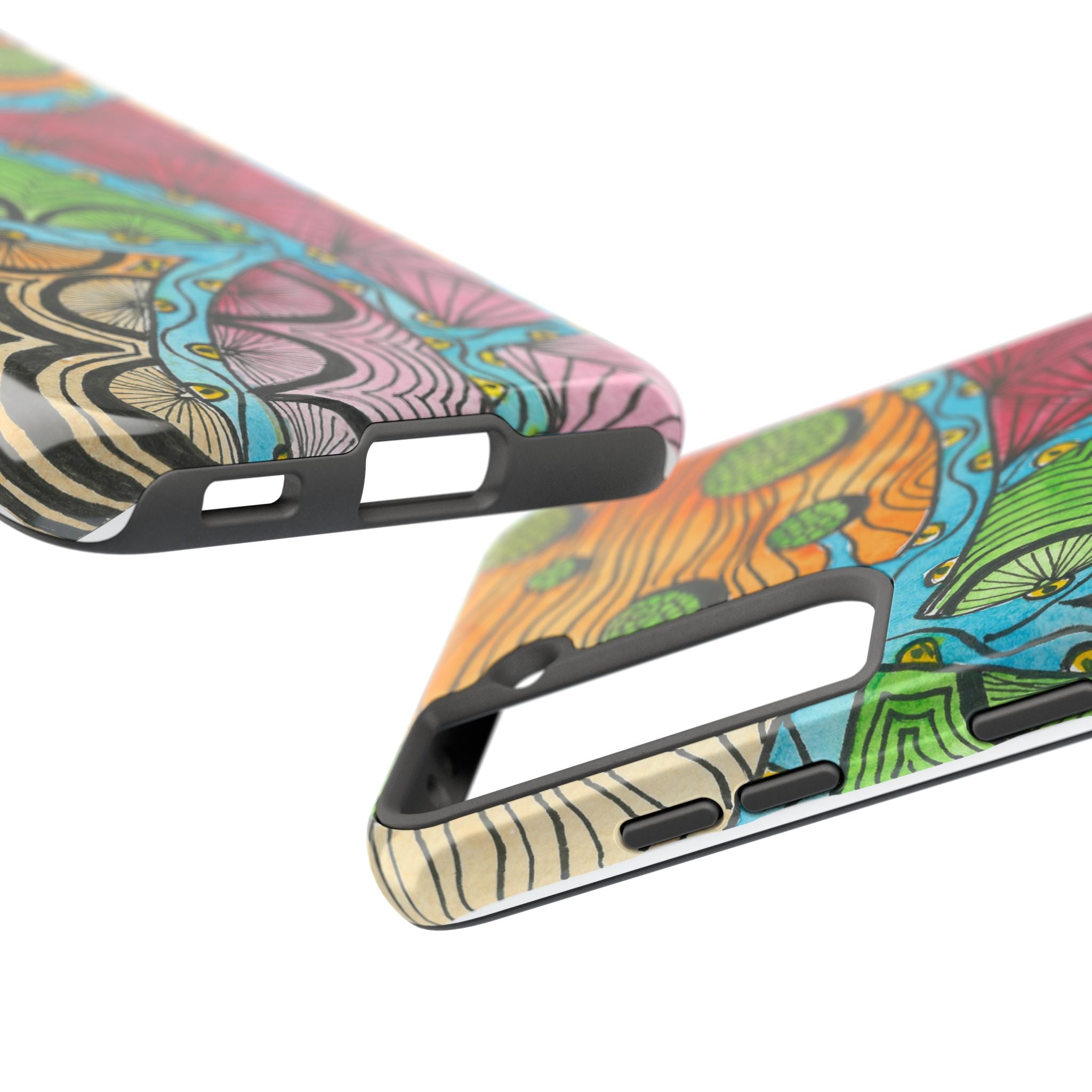 Tough Phone Case - All iPhones and Samsung Galaxys - Exciting Abstract Design #11 Today's The Day