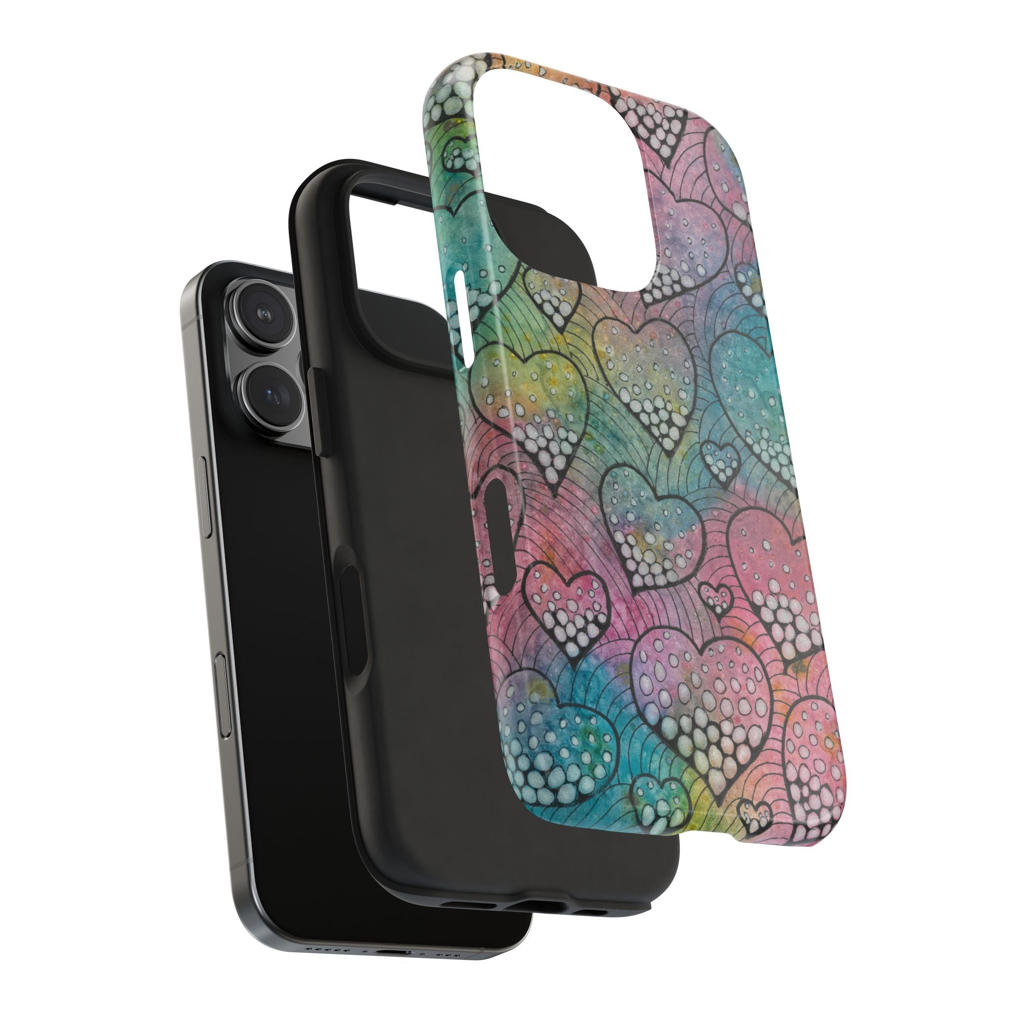 Tough Phone Case - All iPhones and Samsung Galaxys - Exciting Abstract Design #97 What's Love Got To Do With It