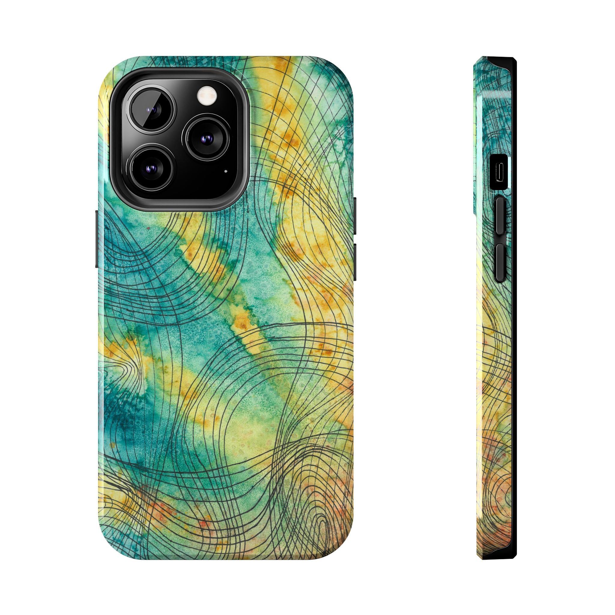 Tough Phone Case - All iPhones and Samsung Galaxys - Exciting Abstract Design #81 The Only Way Is Up