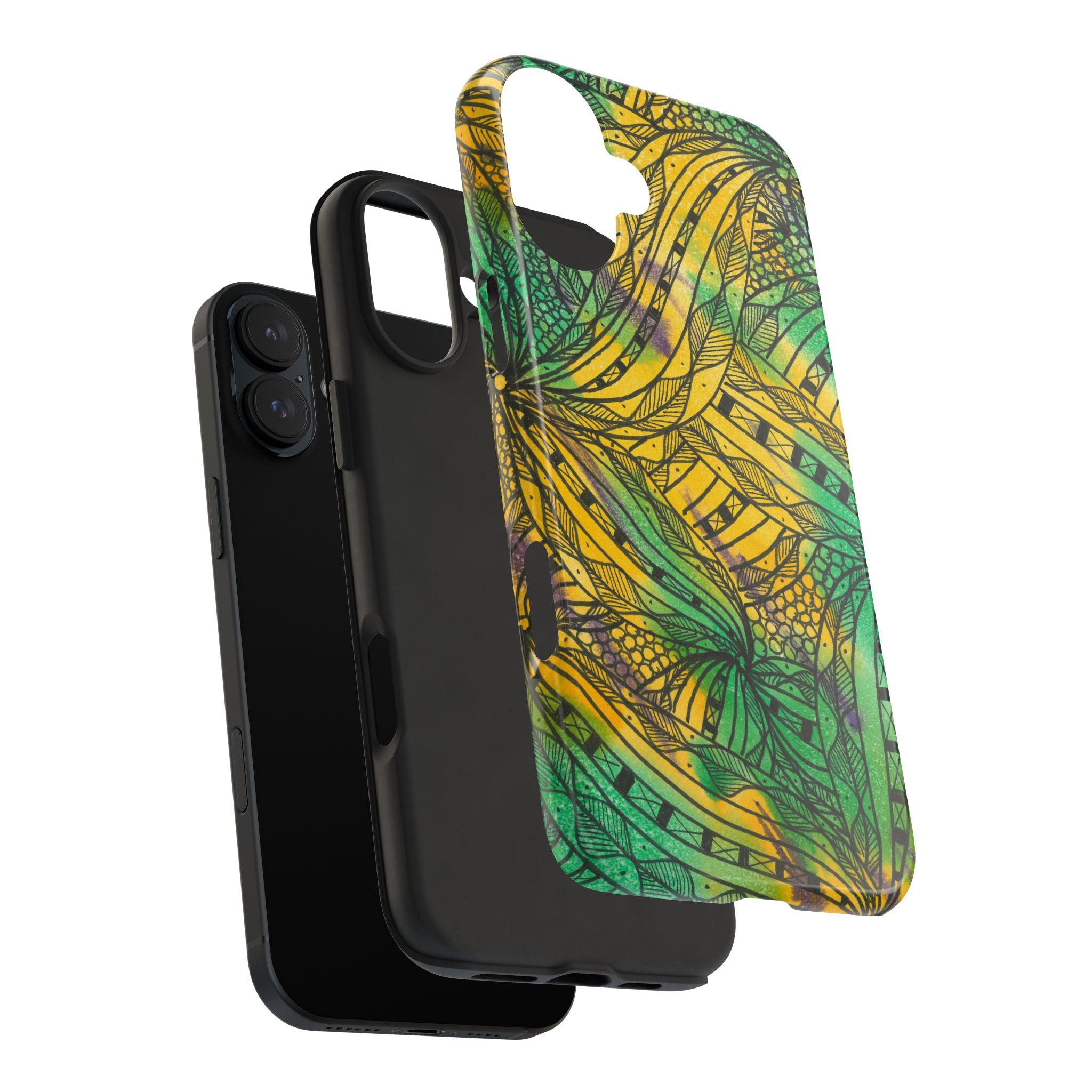 Tough Phone Case - All iPhones and Samsung Galaxys - Exciting Abstract Design #37 Shubbery!