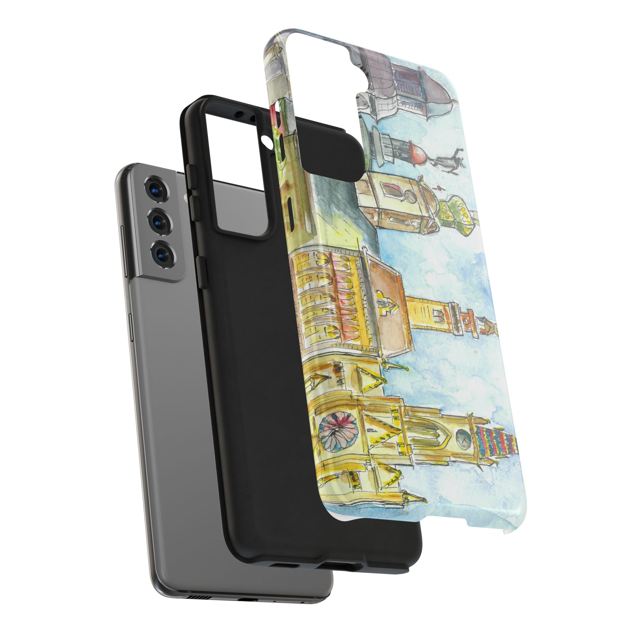Tough Phone Case - All iPhones and Samsung Galaxys - Exciting Abstract Design #95 Beautiful Novi Sad - Serbia