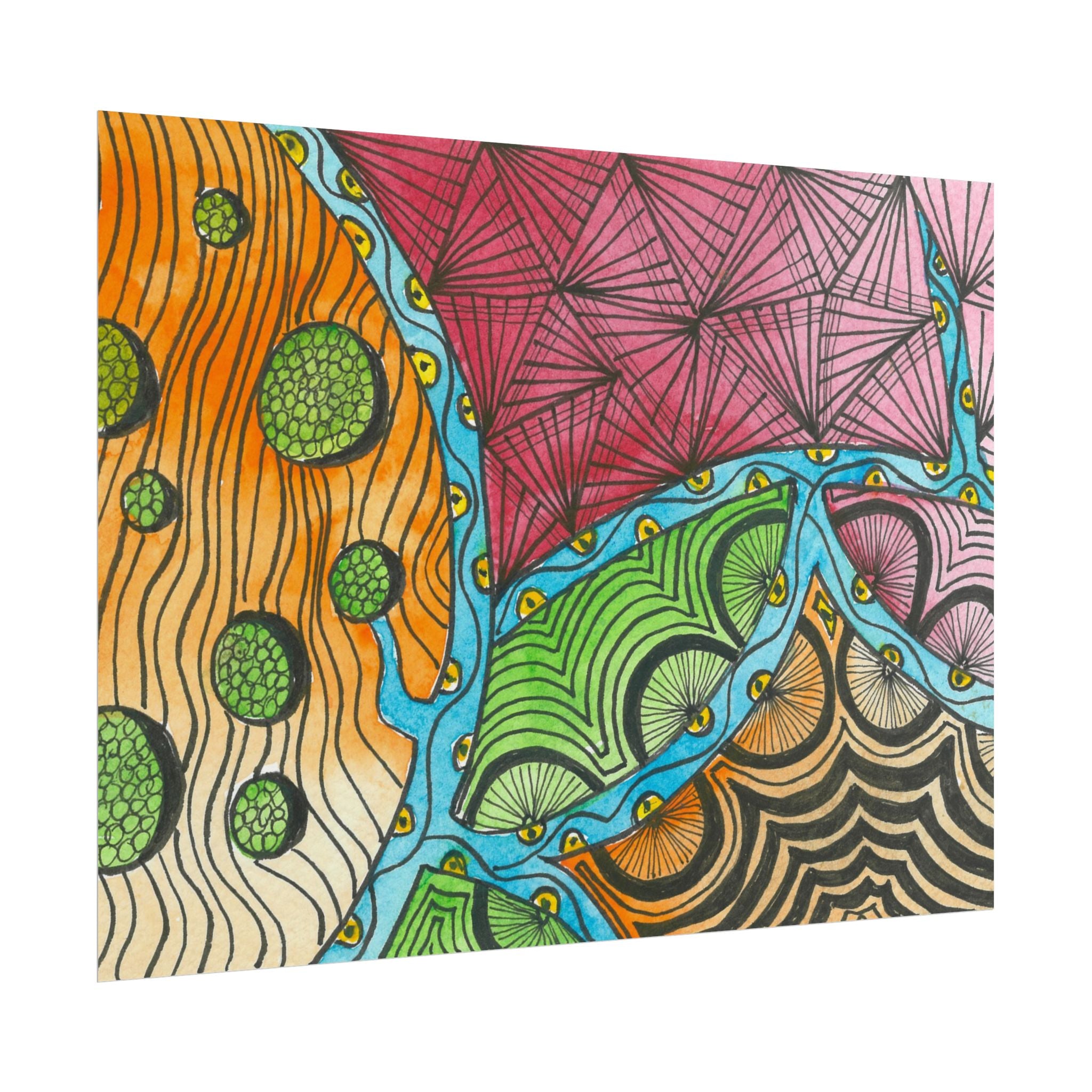 Large Colourful Wall Art, Posters & Prints, For Office, Bedroom or Living Room, or Special Gift #11 Today's The Day