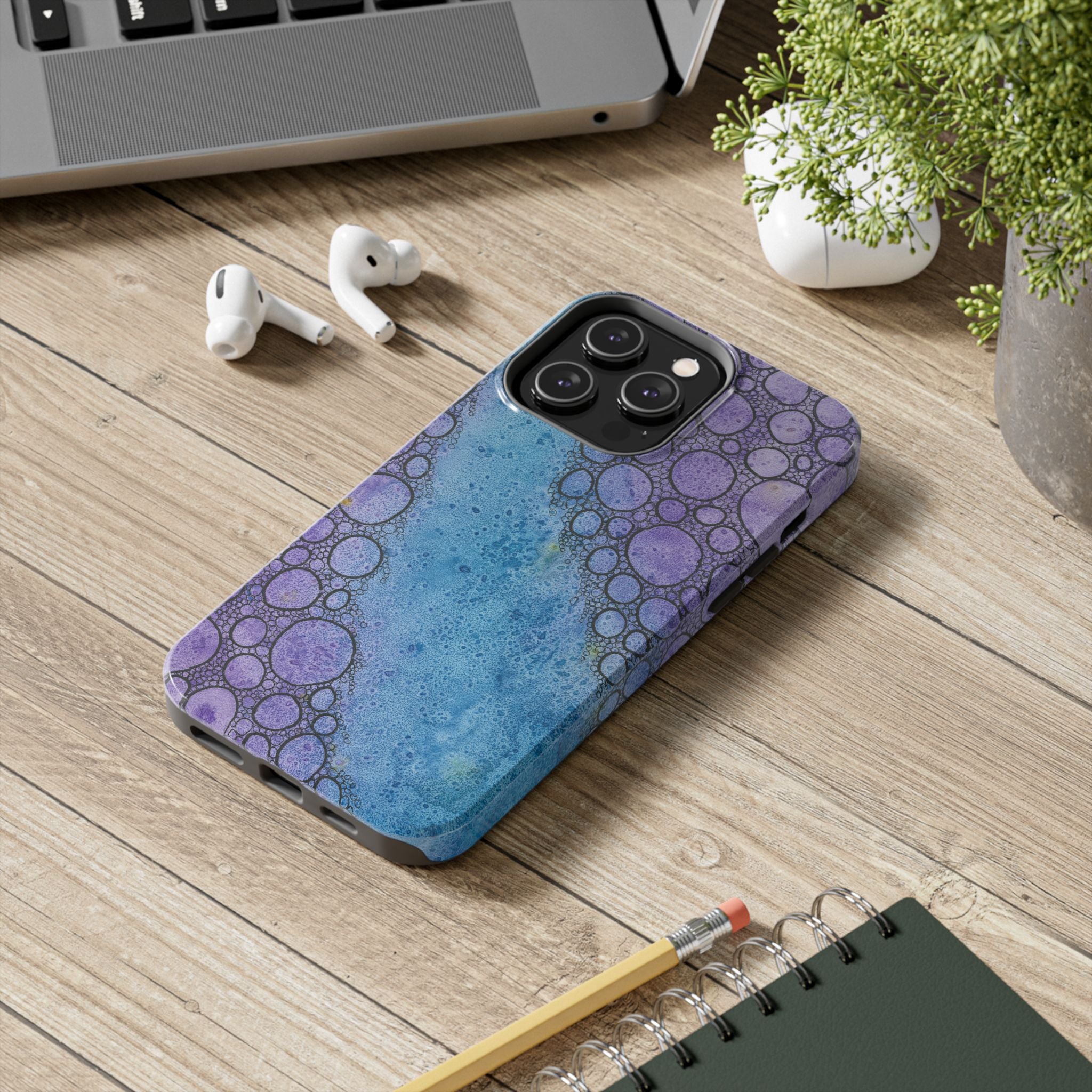 Tough Phone Case - All iPhones and Samsung Galaxys - Exciting Abstract Design #66 Beam Me Up Scotty