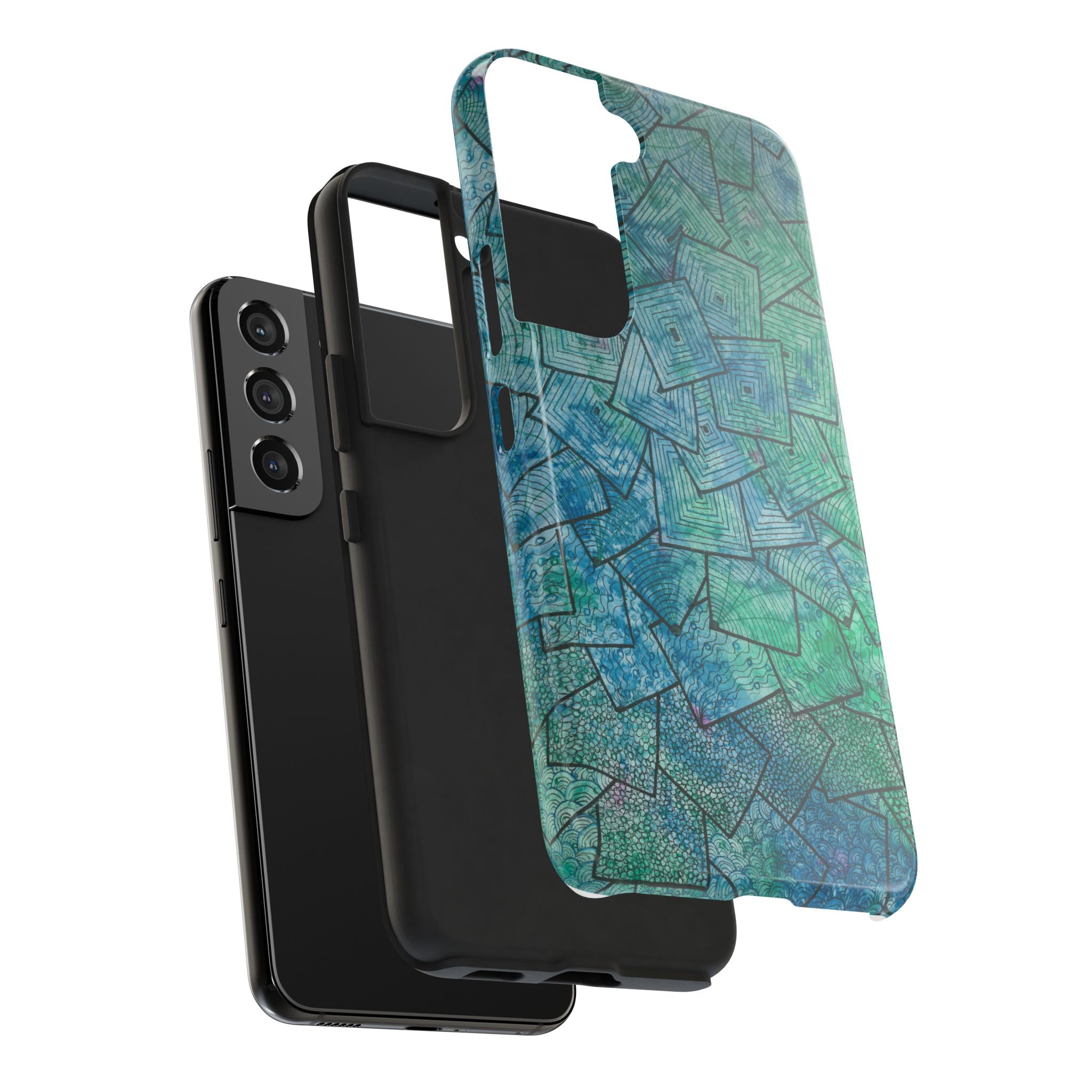 Tough Phone Case - All iPhones and Samsung Galaxys - Exciting Abstract Design #65 And The Answer Is