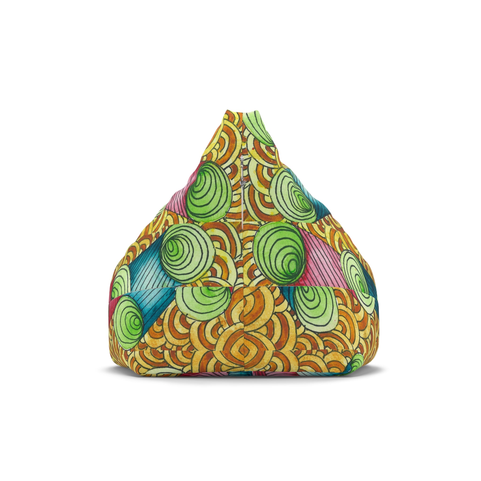 Bean Bag Chair Covers For Indoor & Outdoor - 2 Sizes - Exciting Abstract Design #93 On A Mission