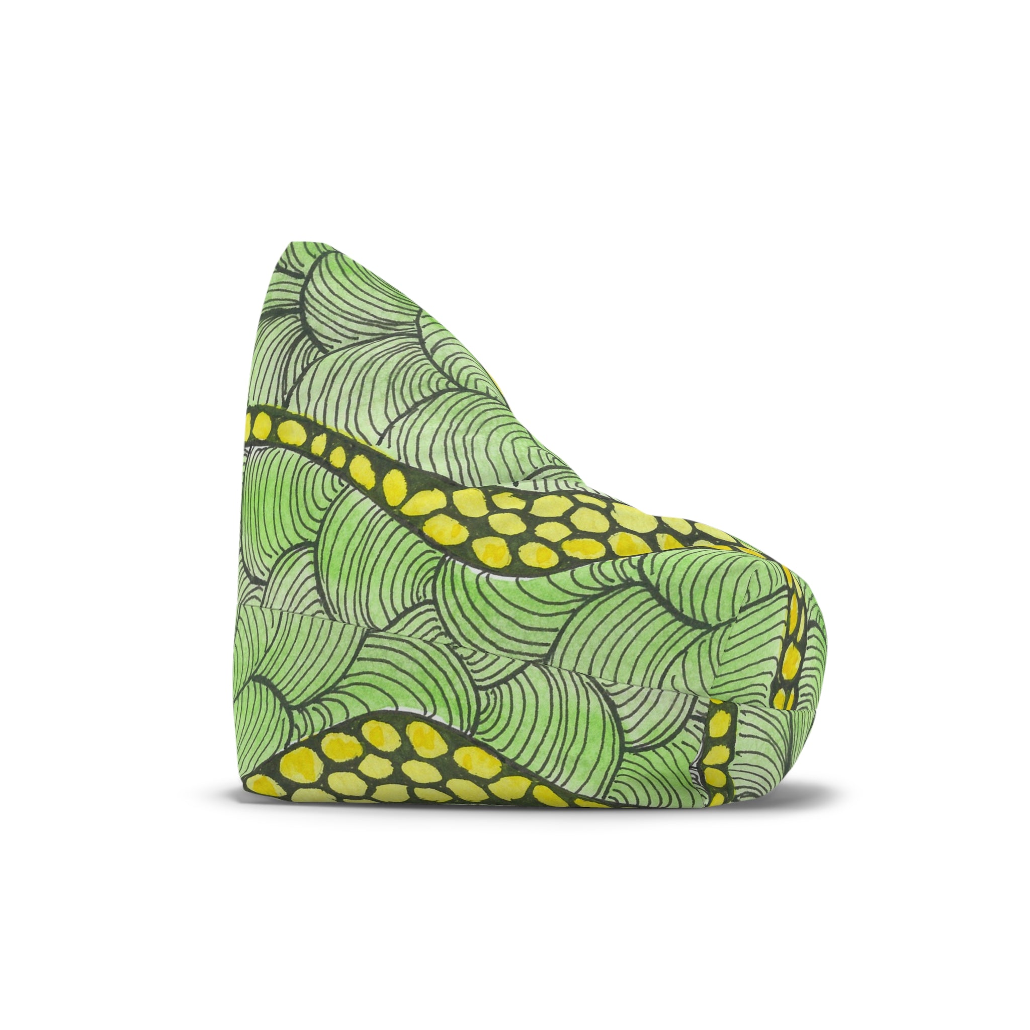 Bean Bag Chair Covers For Indoor & Outdoor - 2 Sizes - Exciting Abstract Design #13 Watcha Thinking