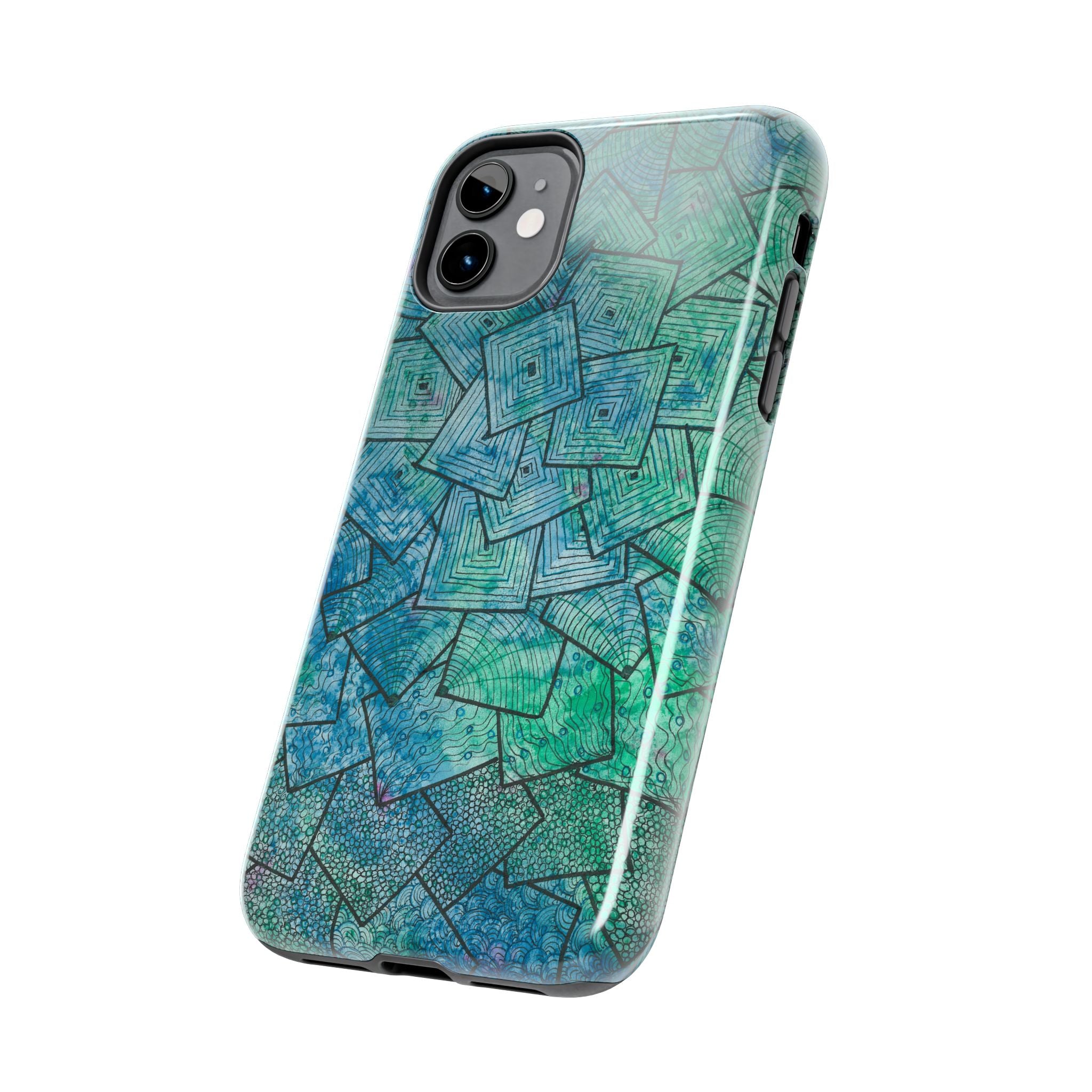Tough Phone Case - All iPhones and Samsung Galaxys - Exciting Abstract Design #65 And The Answer Is