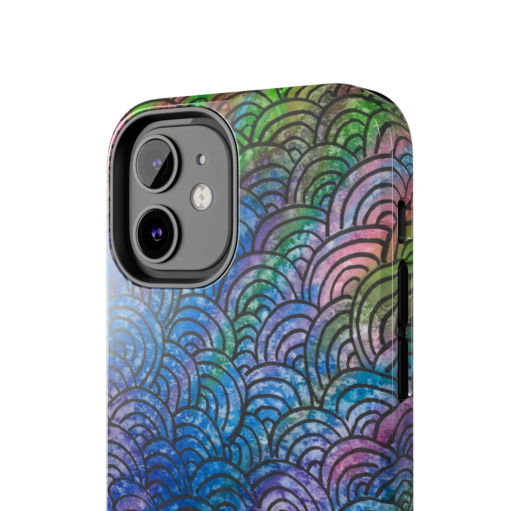 Tough Phone Case - All iPhones and Samsung Galaxys - Exciting Abstract Design #84 Ah! The Past