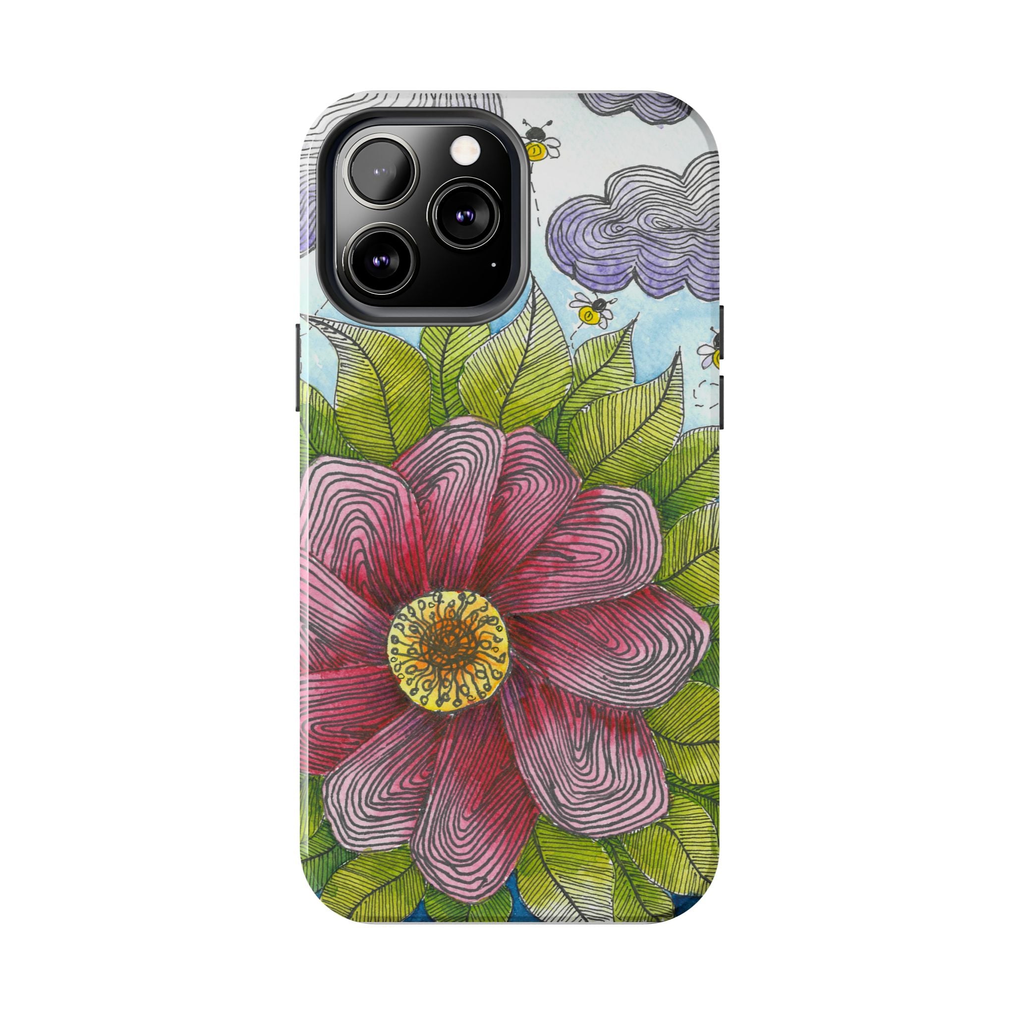 Tough Phone Case - All iPhones and Samsung Galaxys - Exciting Abstract Design  #4 Bloom'n