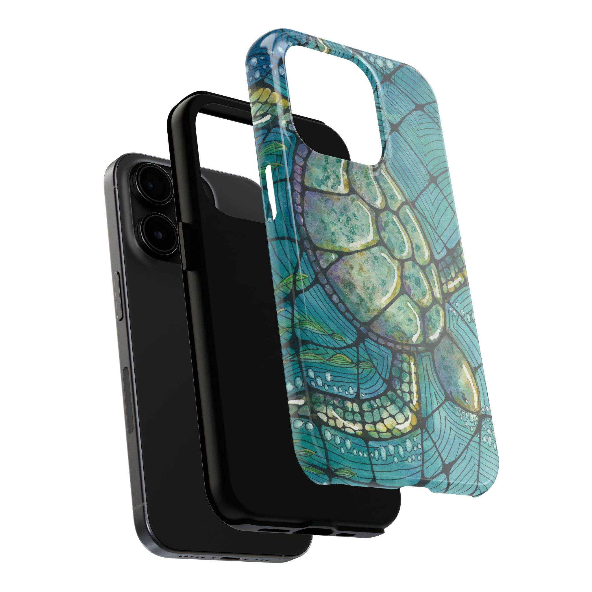 Tough Phone Case - All iPhones and Samsung Galaxys - Exciting Abstract Design #73 Turtling Along