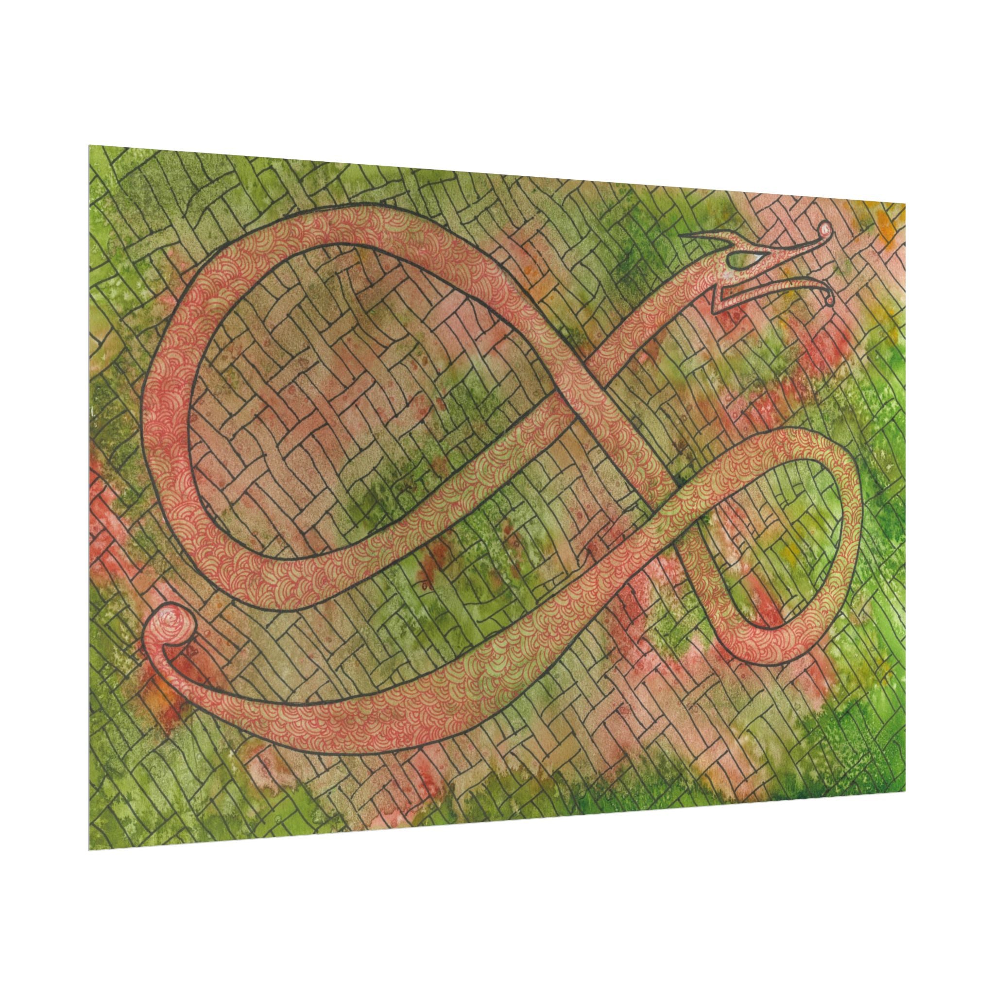 Large Colourful Wall Art, Posters & Prints, For Office, Bedroom or Living Room, or Special Gift #57 Celtic Flavours
