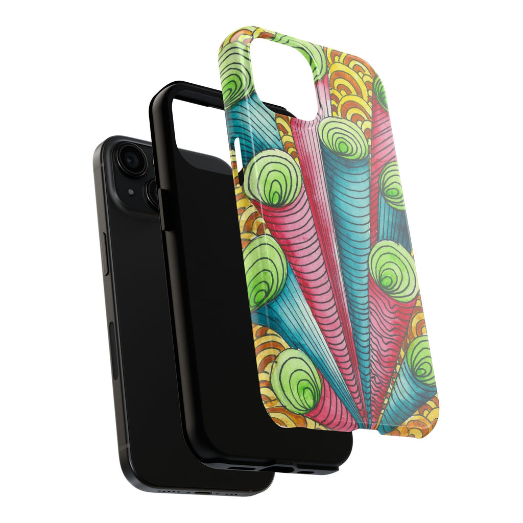 Tough Phone Case - All iPhones and Samsung Galaxys - Exciting Abstract Design #93 On A Mission
