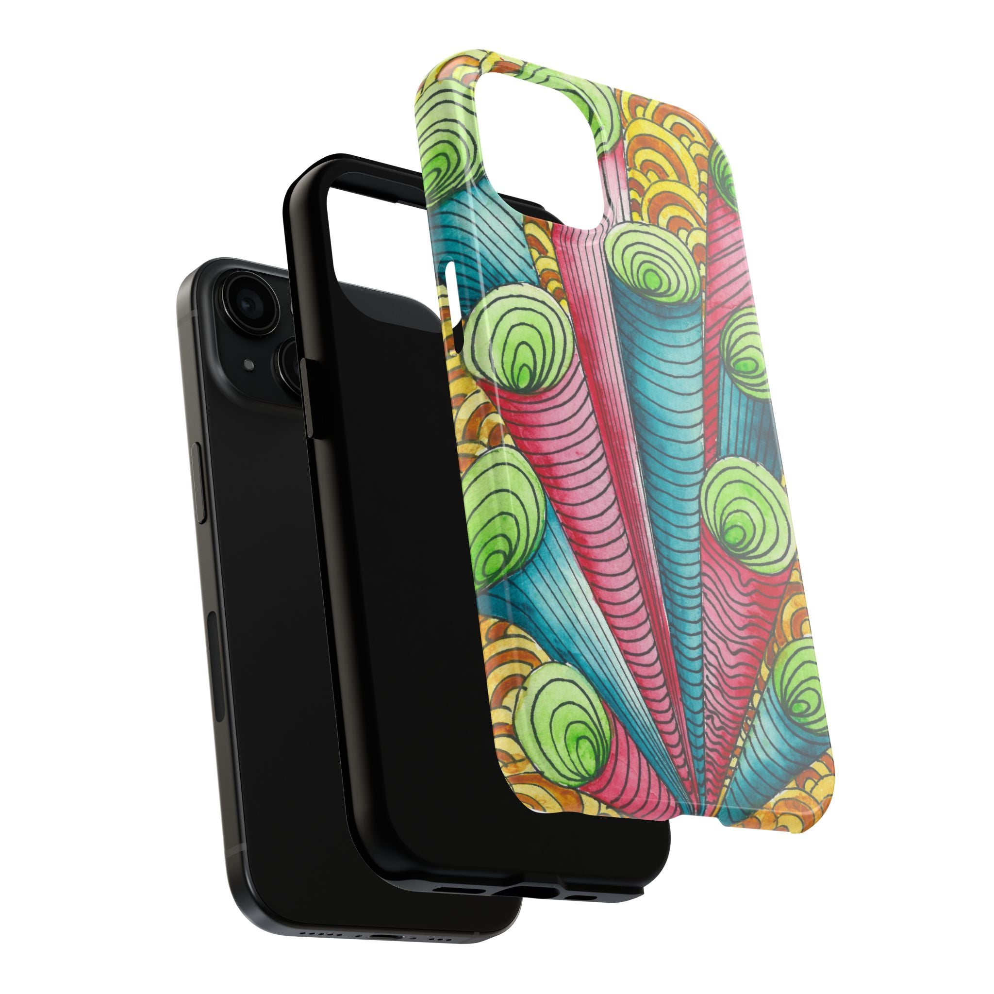 Tough Phone Case - All iPhones and Samsung Galaxys - Exciting Abstract Design #93 On A Mission