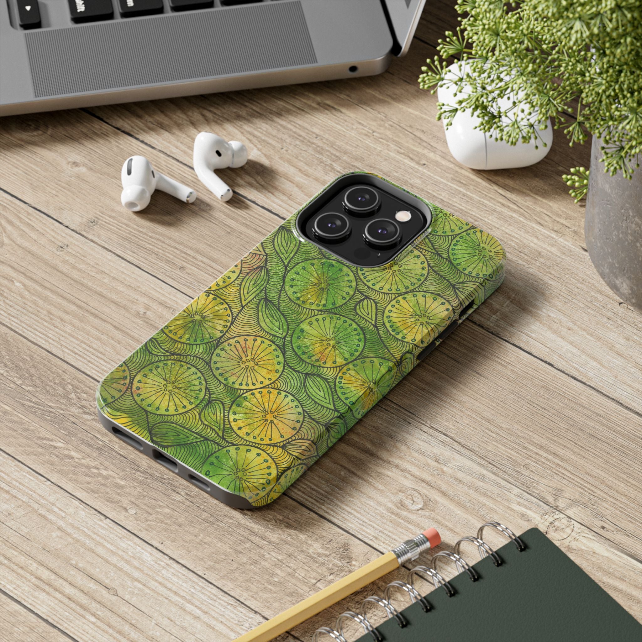 Tough Phone Case - All iPhones and Samsung Galaxys - Exciting Abstract Design #63 Margarita Mondays