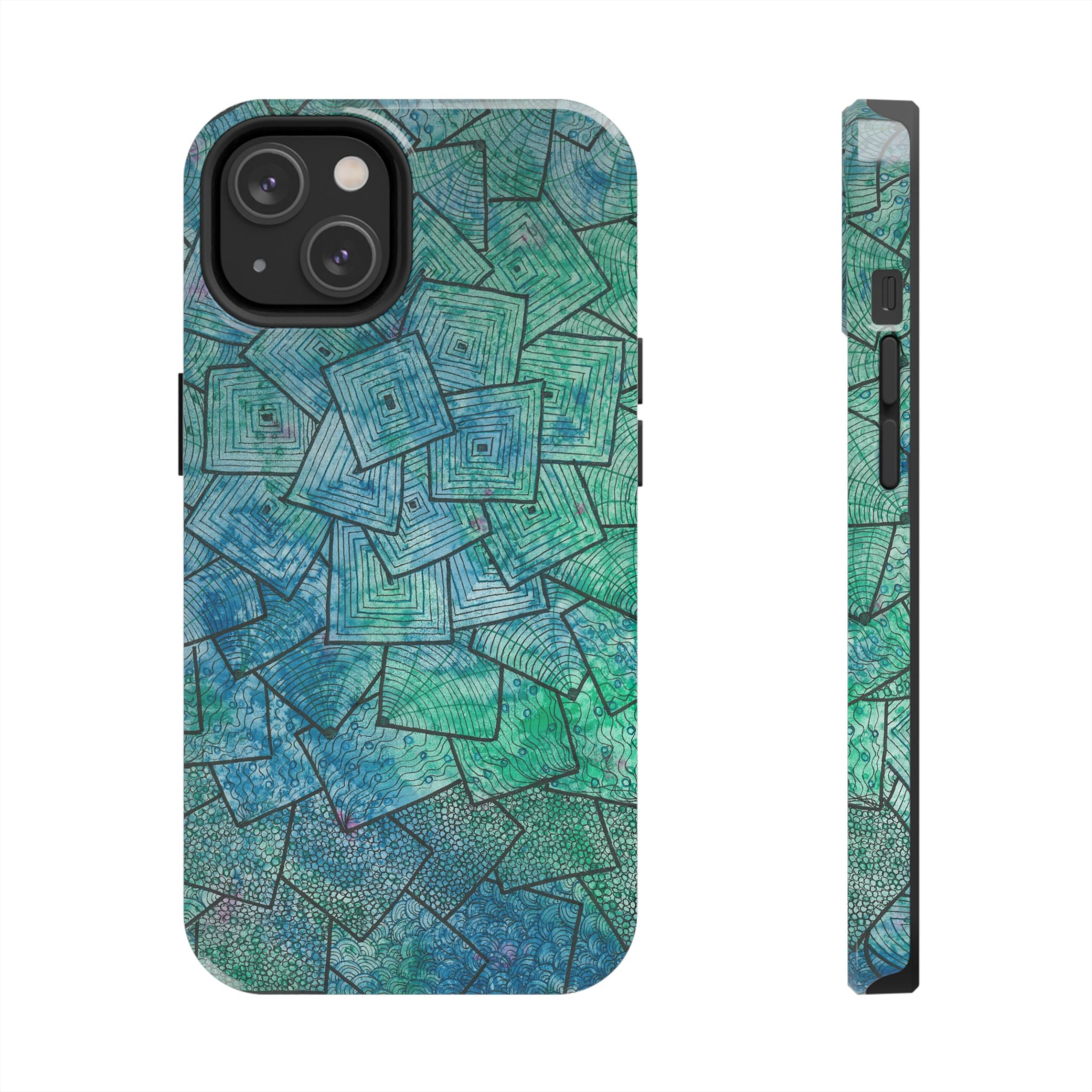 Tough Phone Case - All iPhones and Samsung Galaxys - Exciting Abstract Design #65 And The Answer Is