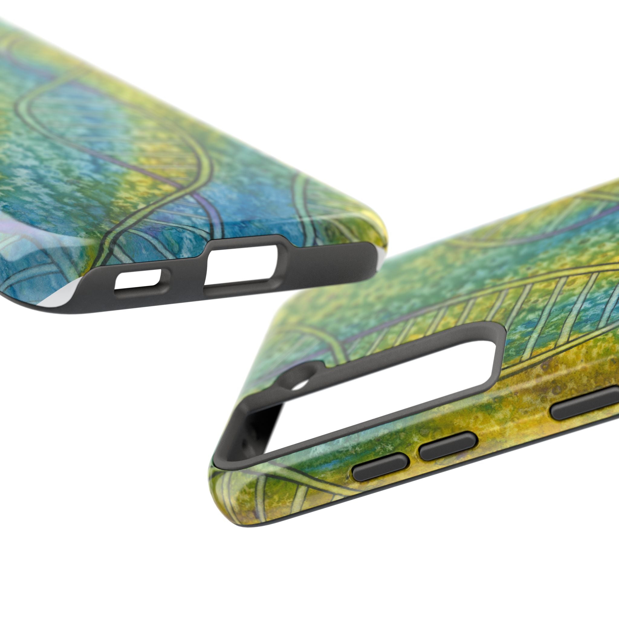 Tough Phone Case - All iPhones and Samsung Galaxys - Exciting Abstract Design #99 Crop of DNA
