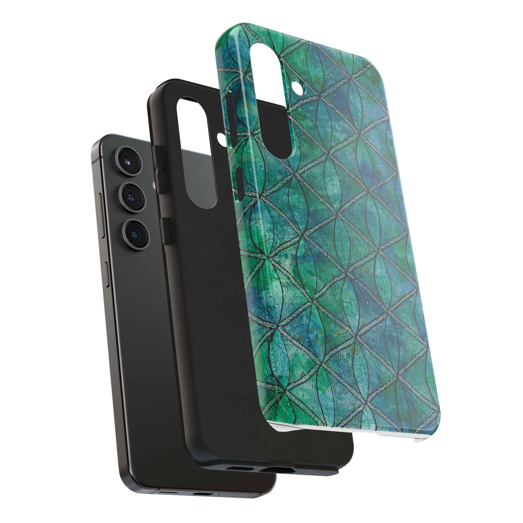 Tough Phone Case - All iPhones and Samsung Galaxys - Exciting Abstract Design #58 How's the Serenity