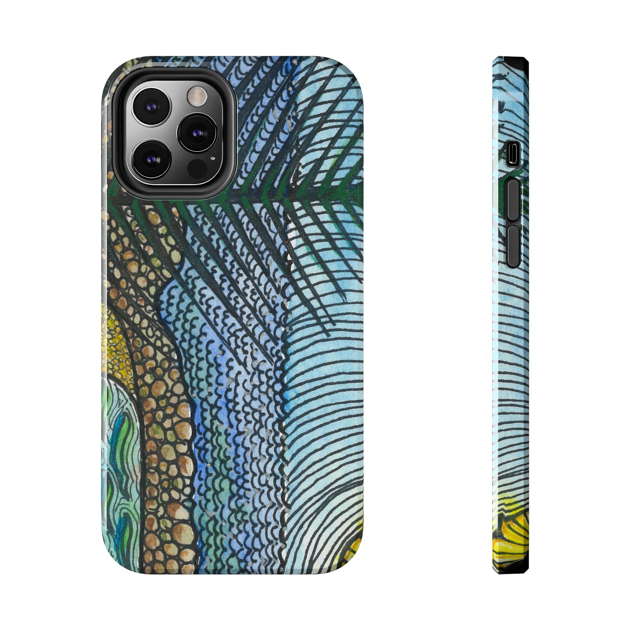 Tough Phone Case - All iPhones and Samsung Galaxys - Exciting Abstract Design #47 Cottesloe