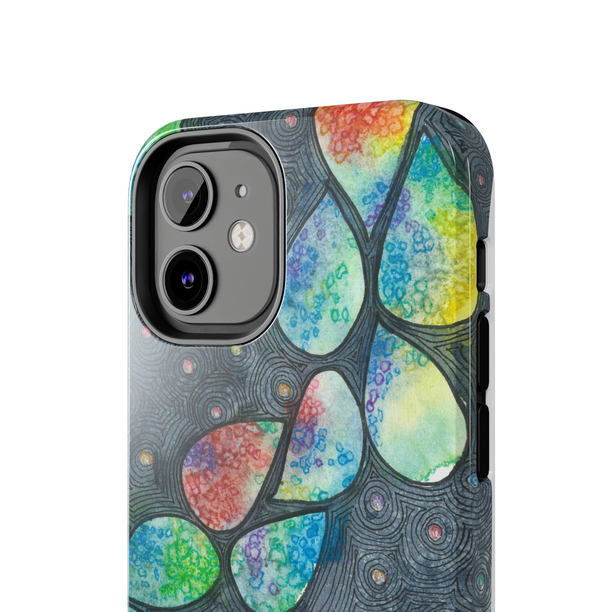 Tough Phone Case - All iPhones and Samsung Galaxys - Exciting Abstract Design #30 Give Us A Minute